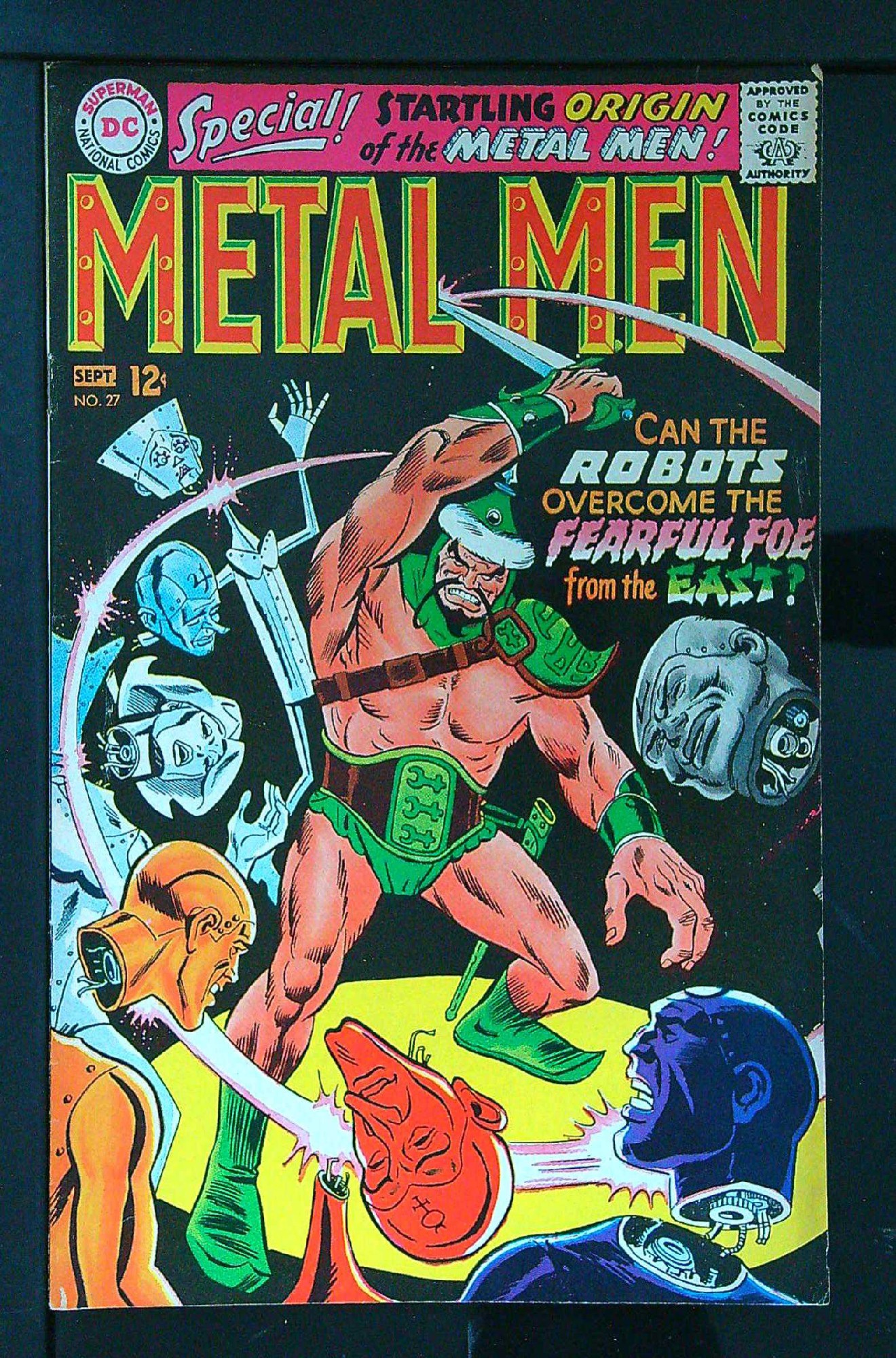 Cover of Metal Men (Vol 1) #27. One of 250,000 Vintage American Comics on sale from Krypton!