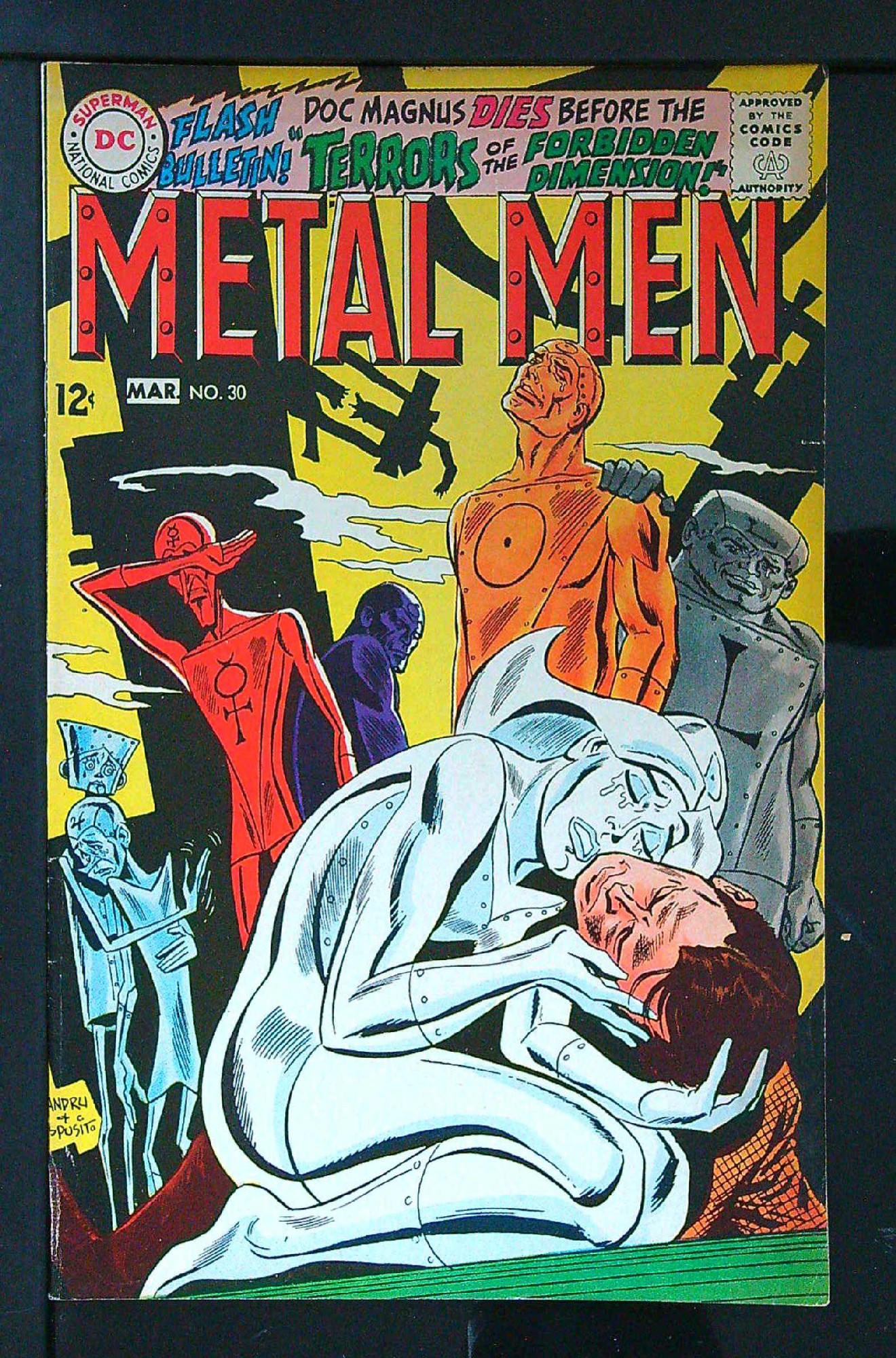 Cover of Metal Men (Vol 1) #30. One of 250,000 Vintage American Comics on sale from Krypton!