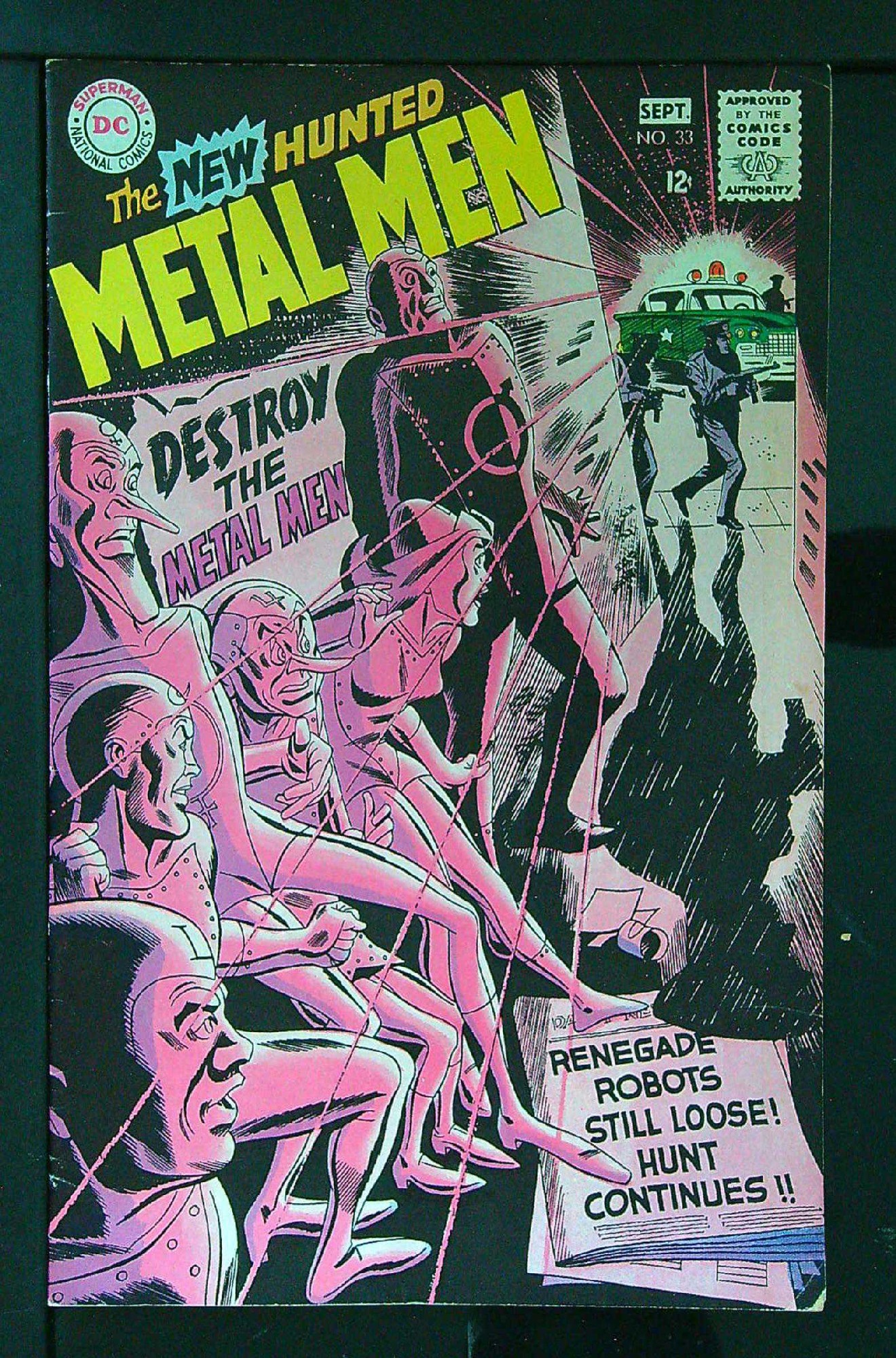Cover of Metal Men (Vol 1) #33. One of 250,000 Vintage American Comics on sale from Krypton!