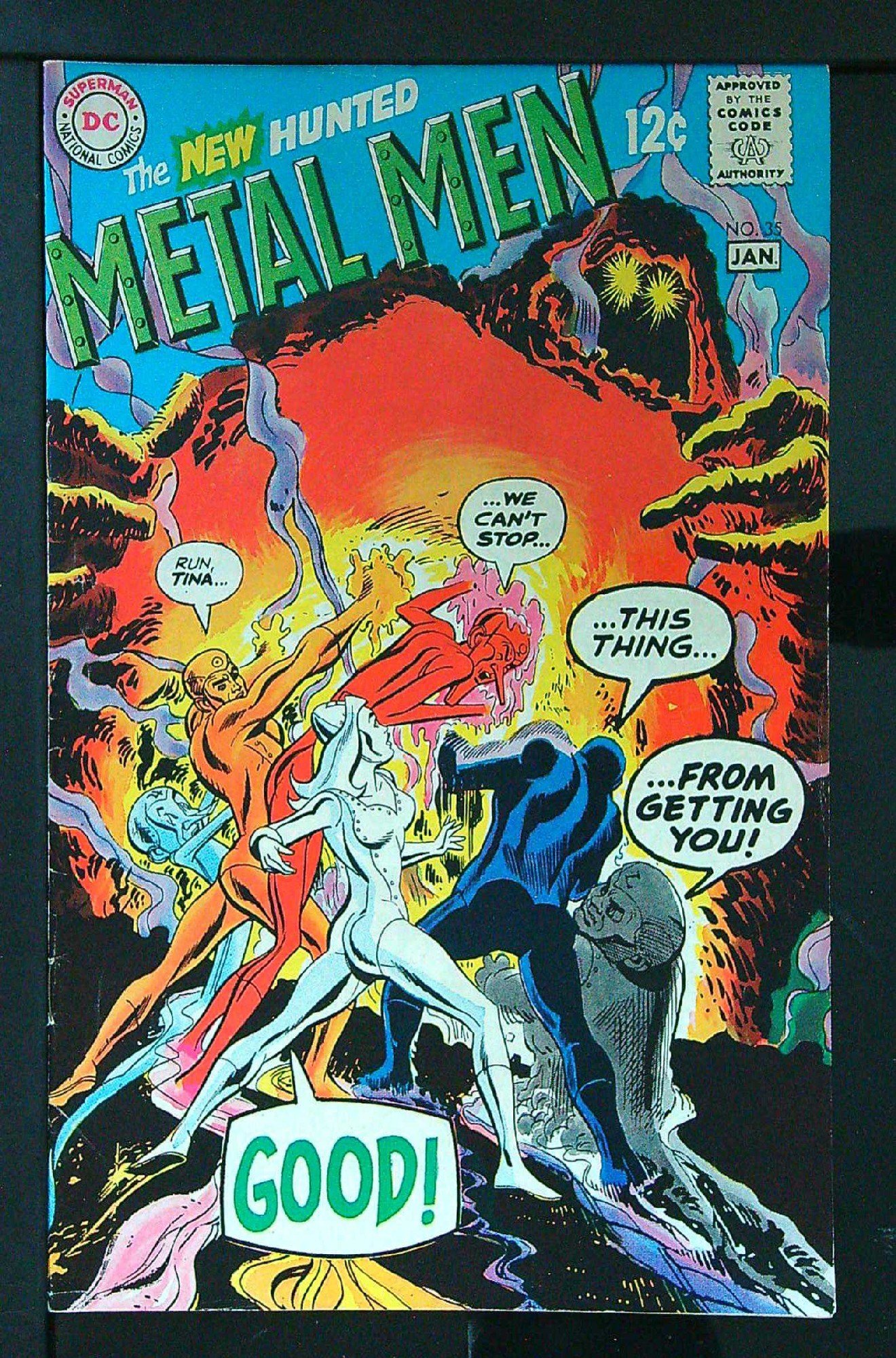 Cover of Metal Men (Vol 1) #35. One of 250,000 Vintage American Comics on sale from Krypton!