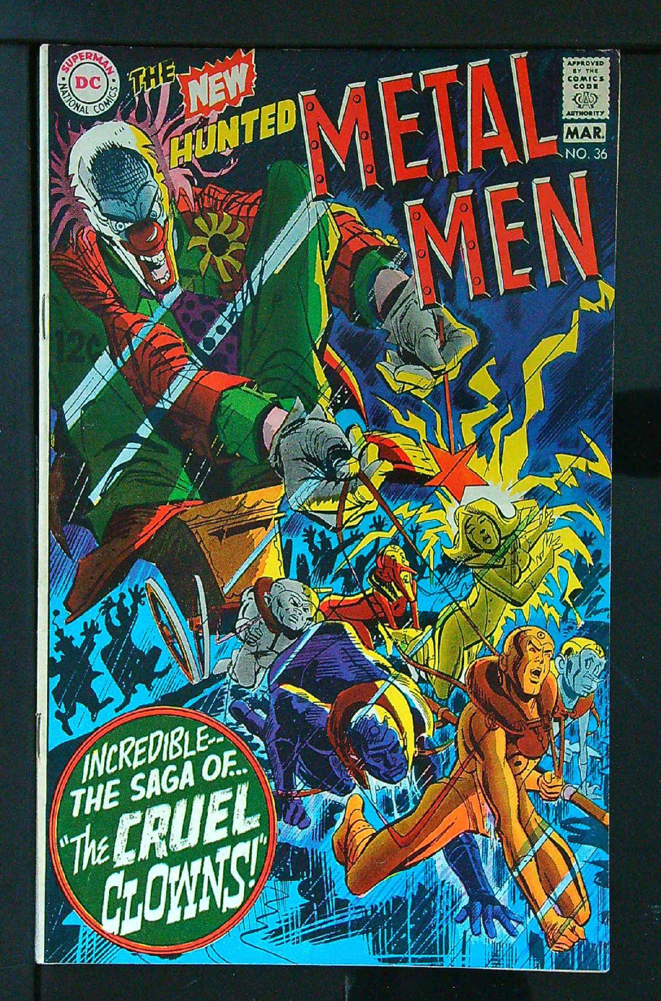 Cover of Metal Men (Vol 1) #36. One of 250,000 Vintage American Comics on sale from Krypton!