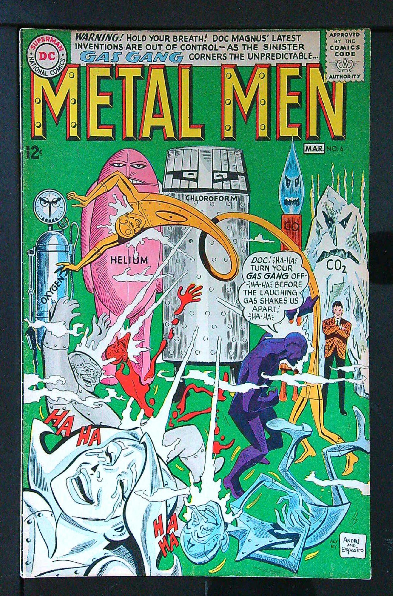 Cover of Metal Men (Vol 1) #6. One of 250,000 Vintage American Comics on sale from Krypton!