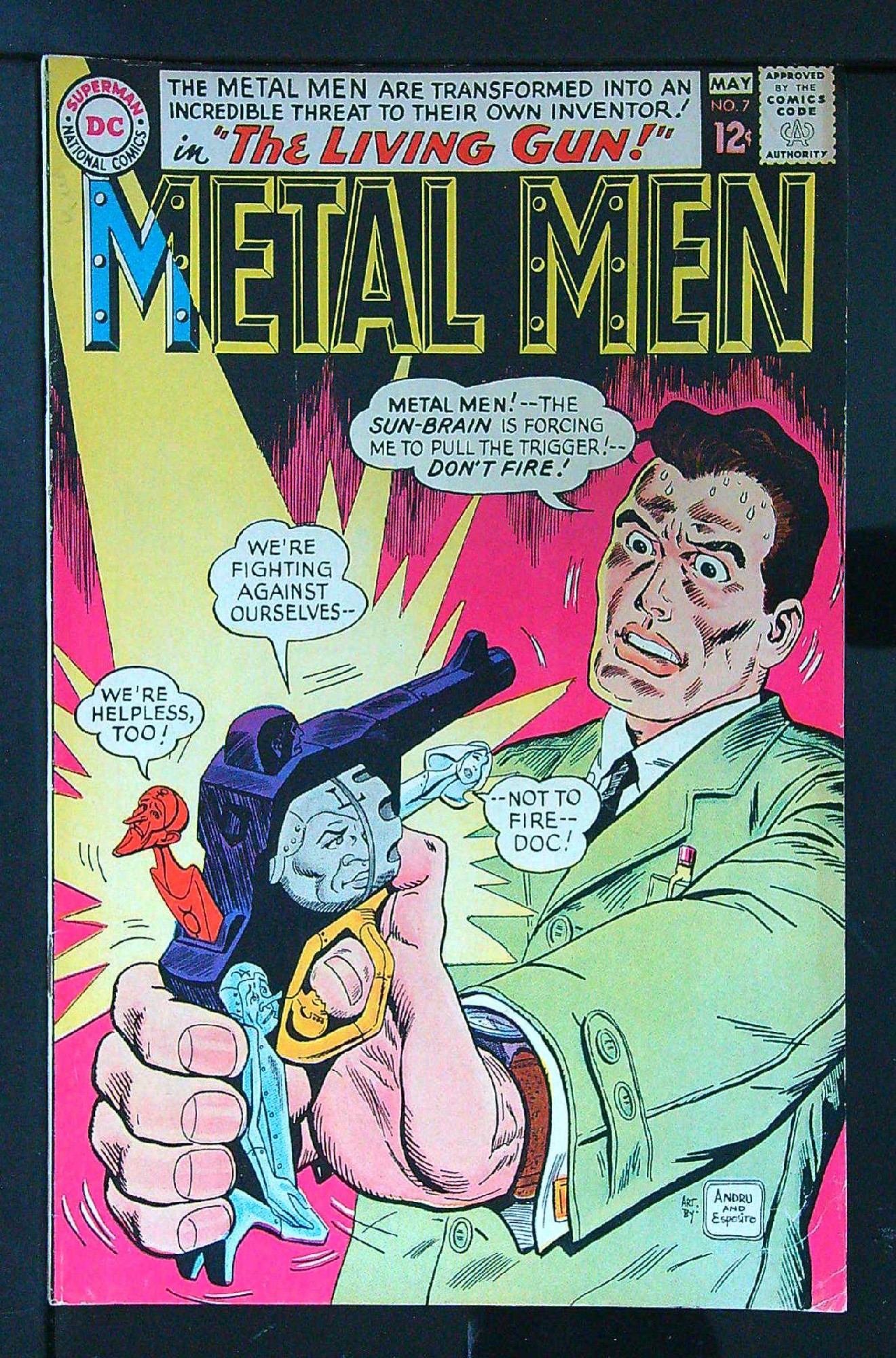 Cover of Metal Men (Vol 1) #7. One of 250,000 Vintage American Comics on sale from Krypton!