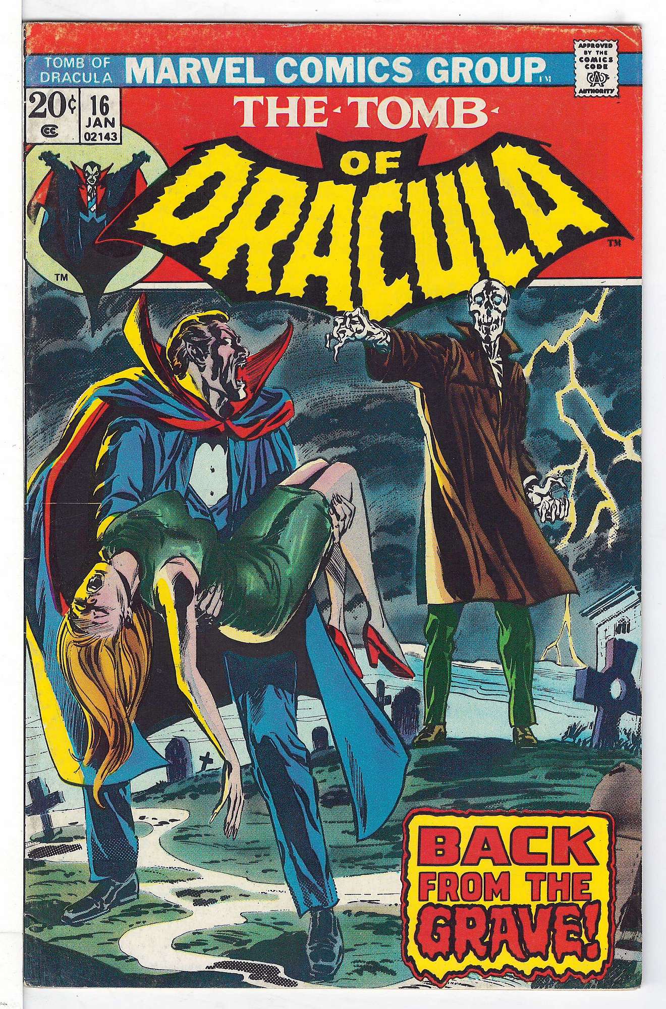 Cover of Tomb of Dracula (Vol 1) #16. One of 250,000 Vintage American Comics on sale from Krypton!