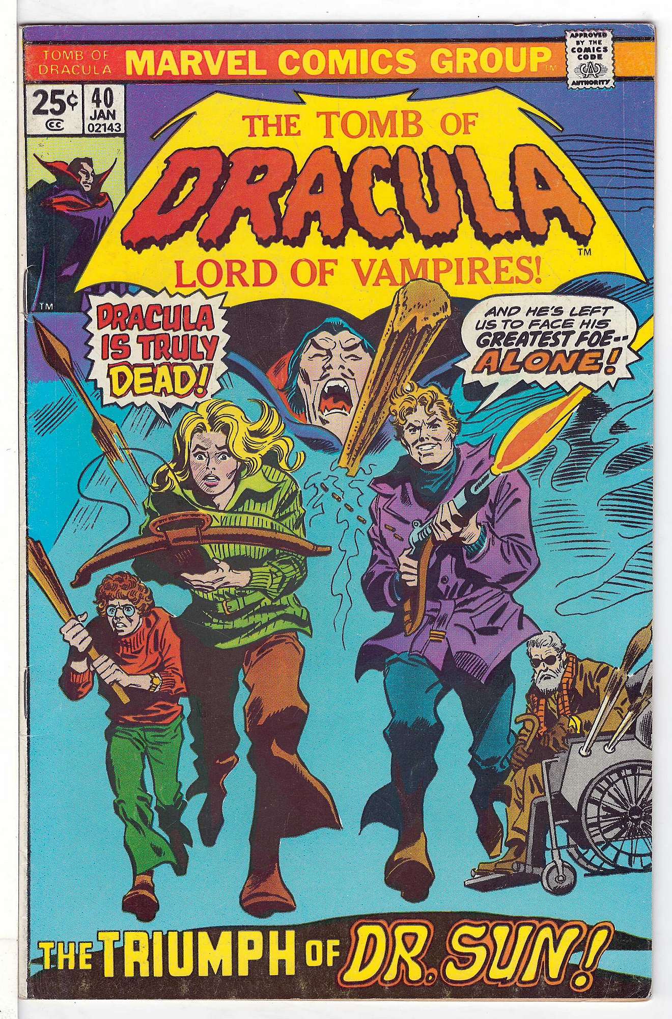 Cover of Tomb of Dracula (Vol 1) #40. One of 250,000 Vintage American Comics on sale from Krypton!