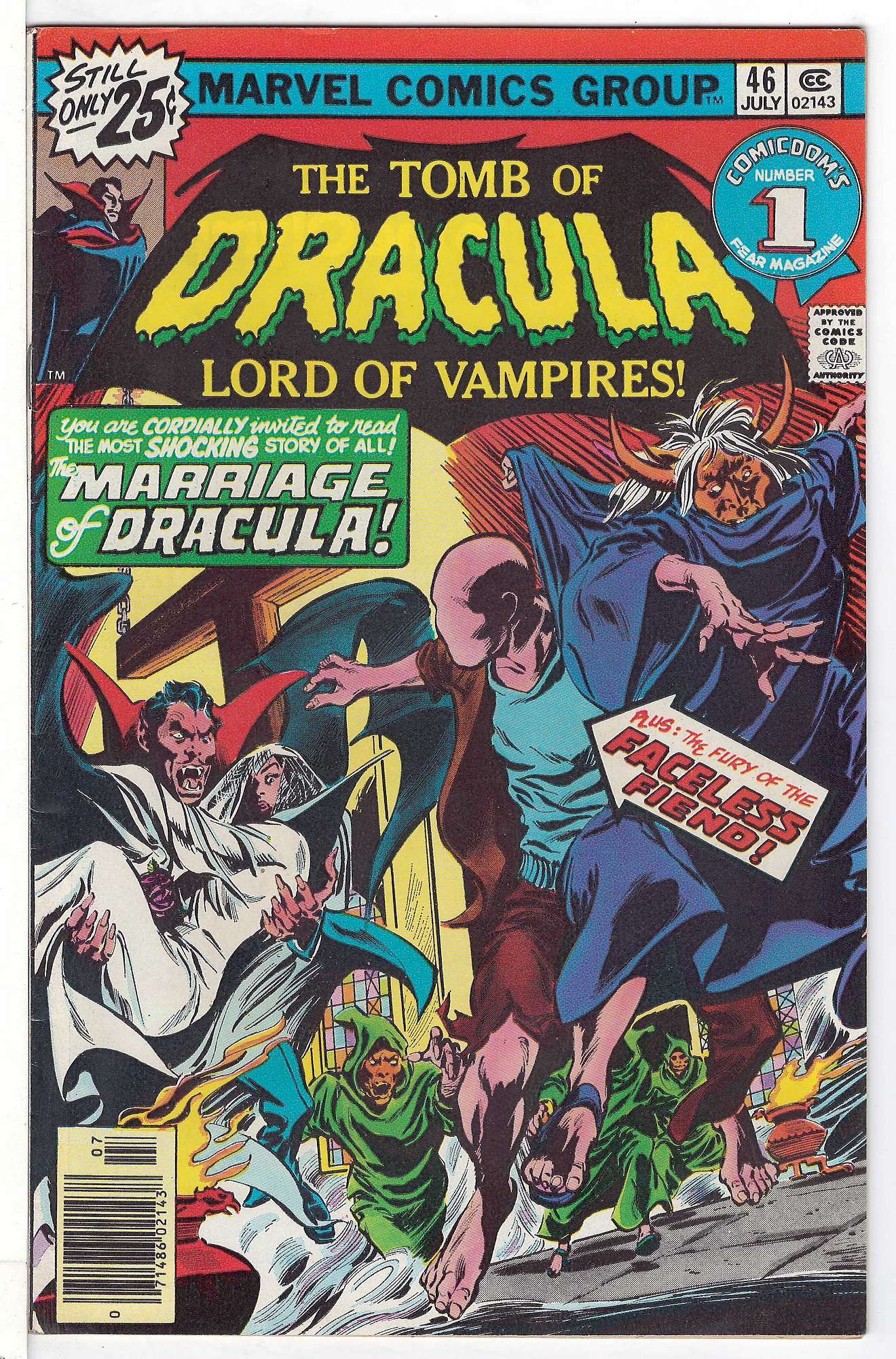 Cover of Tomb of Dracula (Vol 1) #46. One of 250,000 Vintage American Comics on sale from Krypton!
