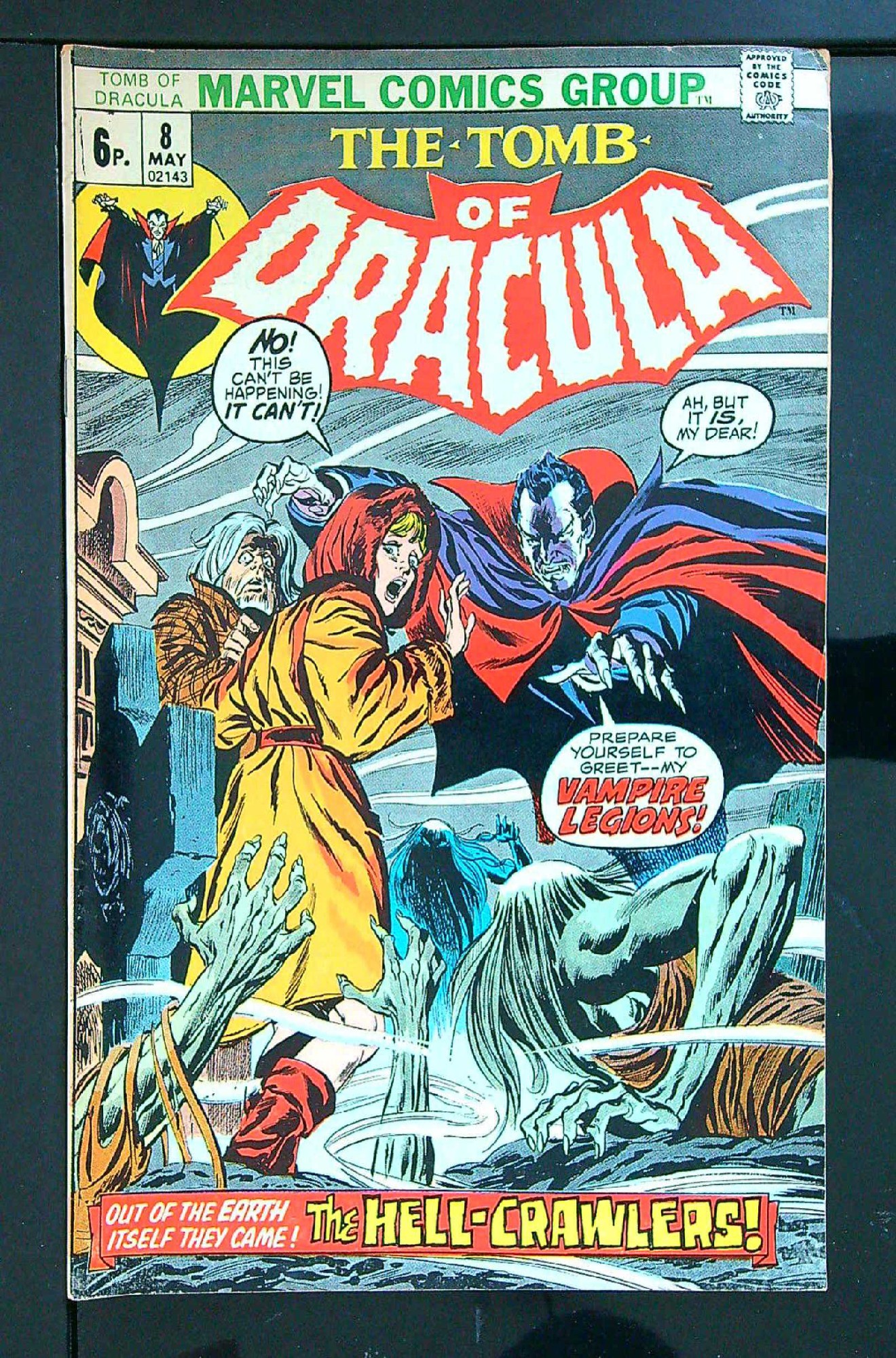 Cover of Tomb of Dracula (Vol 1) #8. One of 250,000 Vintage American Comics on sale from Krypton!
