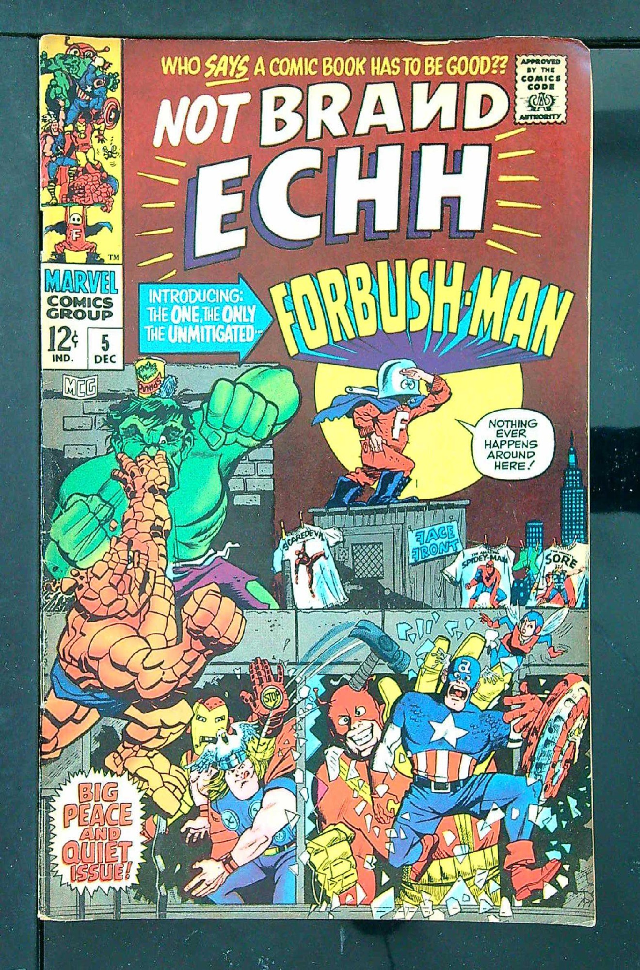 Cover of Not Brand Echh (Vol 1) #5. One of 250,000 Vintage American Comics on sale from Krypton!