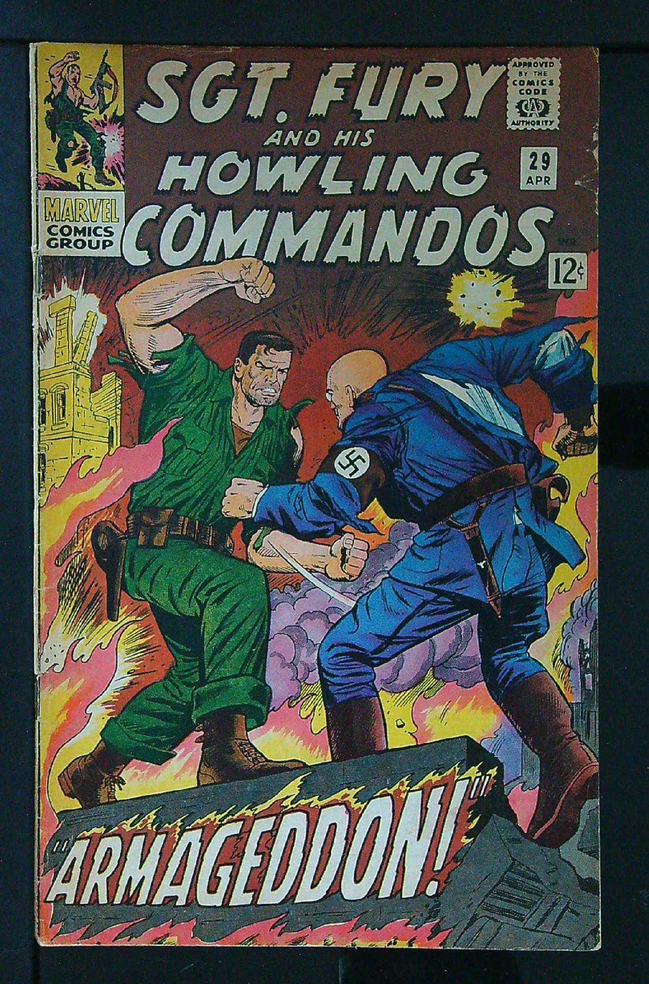 Cover of Sgt. Fury & His Howling Commandos #29. One of 250,000 Vintage American Comics on sale from Krypton!