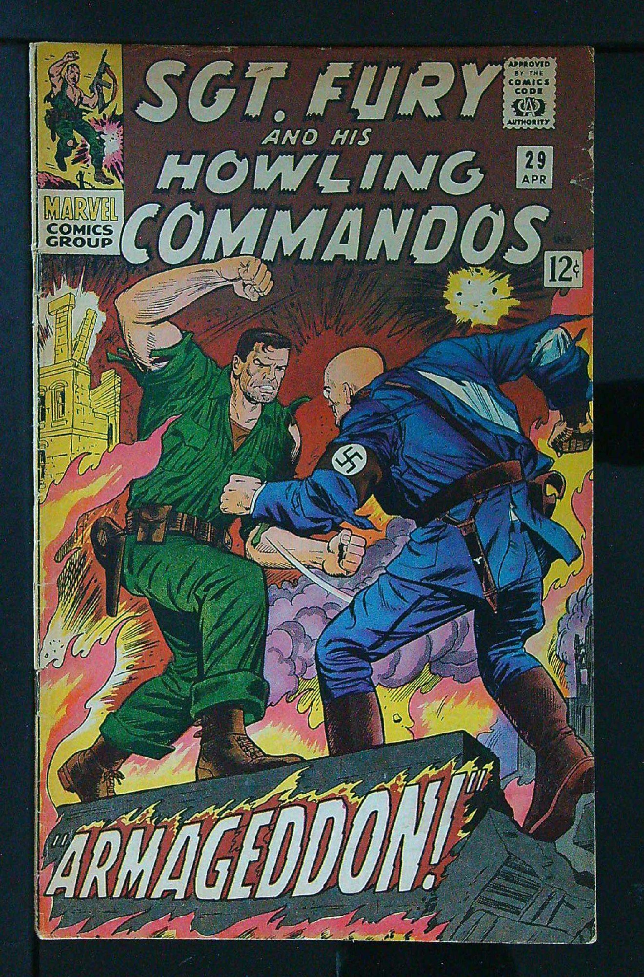 ACTUAL SCAN OF COMIC!<br> Cover of Sgt. Fury & His Howling Commandos #29. One of 250,000 Vintage American Comics on sale from Krypton!