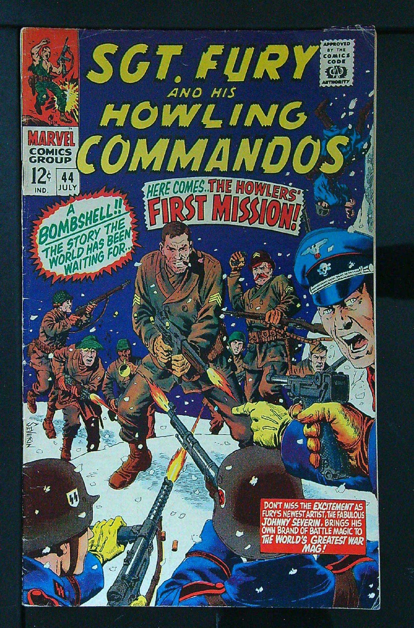 Cover of Sgt. Fury & His Howling Commandos #44. One of 250,000 Vintage American Comics on sale from Krypton!