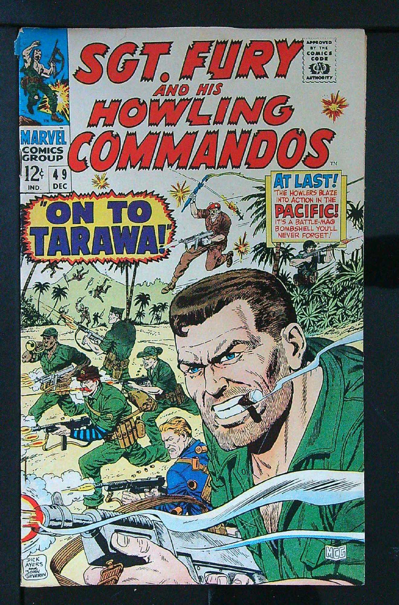 Cover of Sgt. Fury & His Howling Commandos #49. One of 250,000 Vintage American Comics on sale from Krypton!