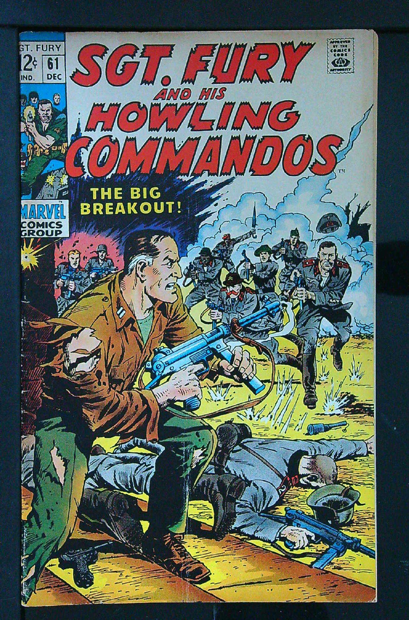 ACTUAL SCAN OF COMIC!<br> Cover of Sgt. Fury & His Howling Commandos #61. One of 250,000 Vintage American Comics on sale from Krypton!
