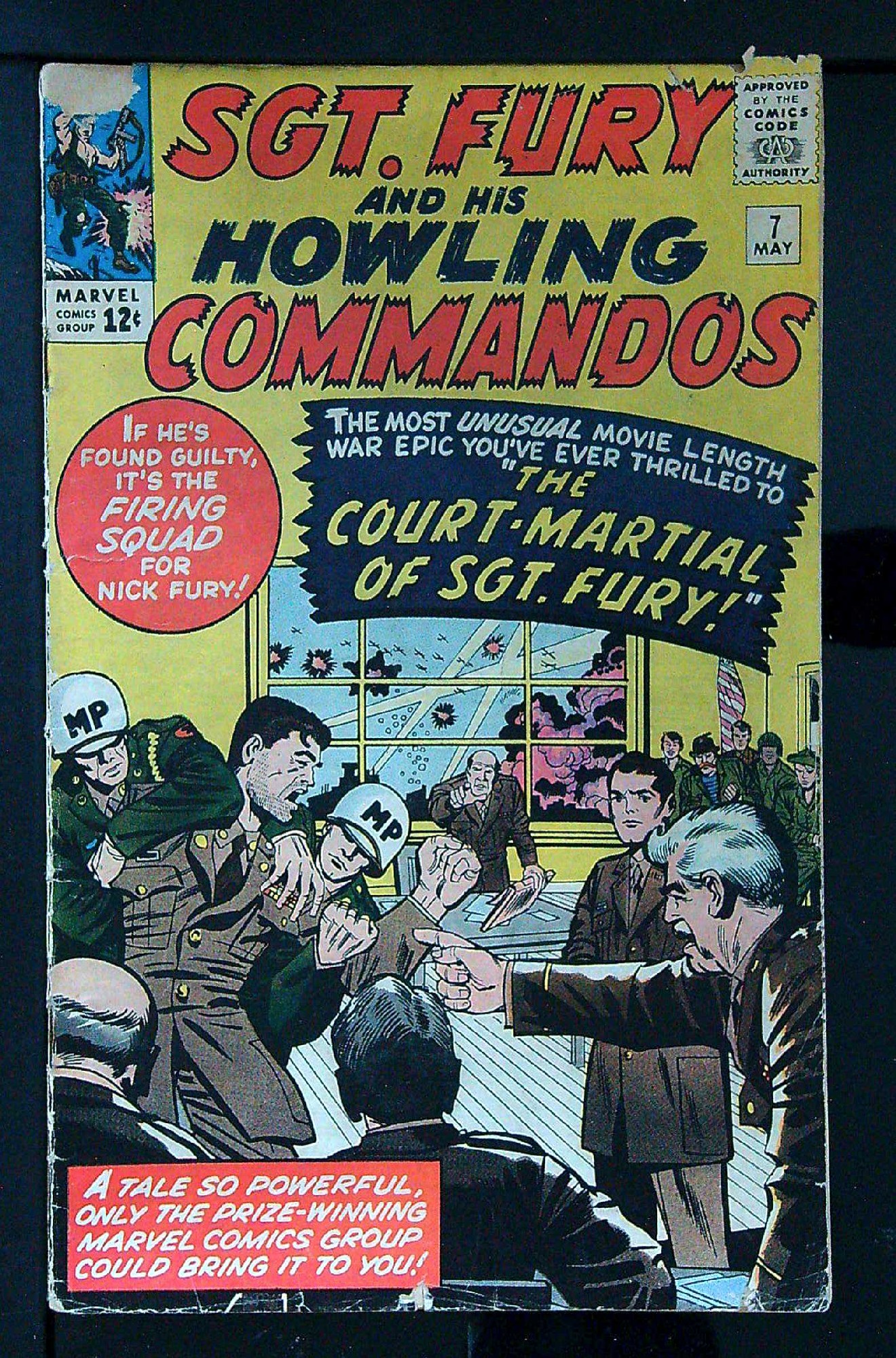 Cover of Sgt. Fury & His Howling Commandos #7. One of 250,000 Vintage American Comics on sale from Krypton!