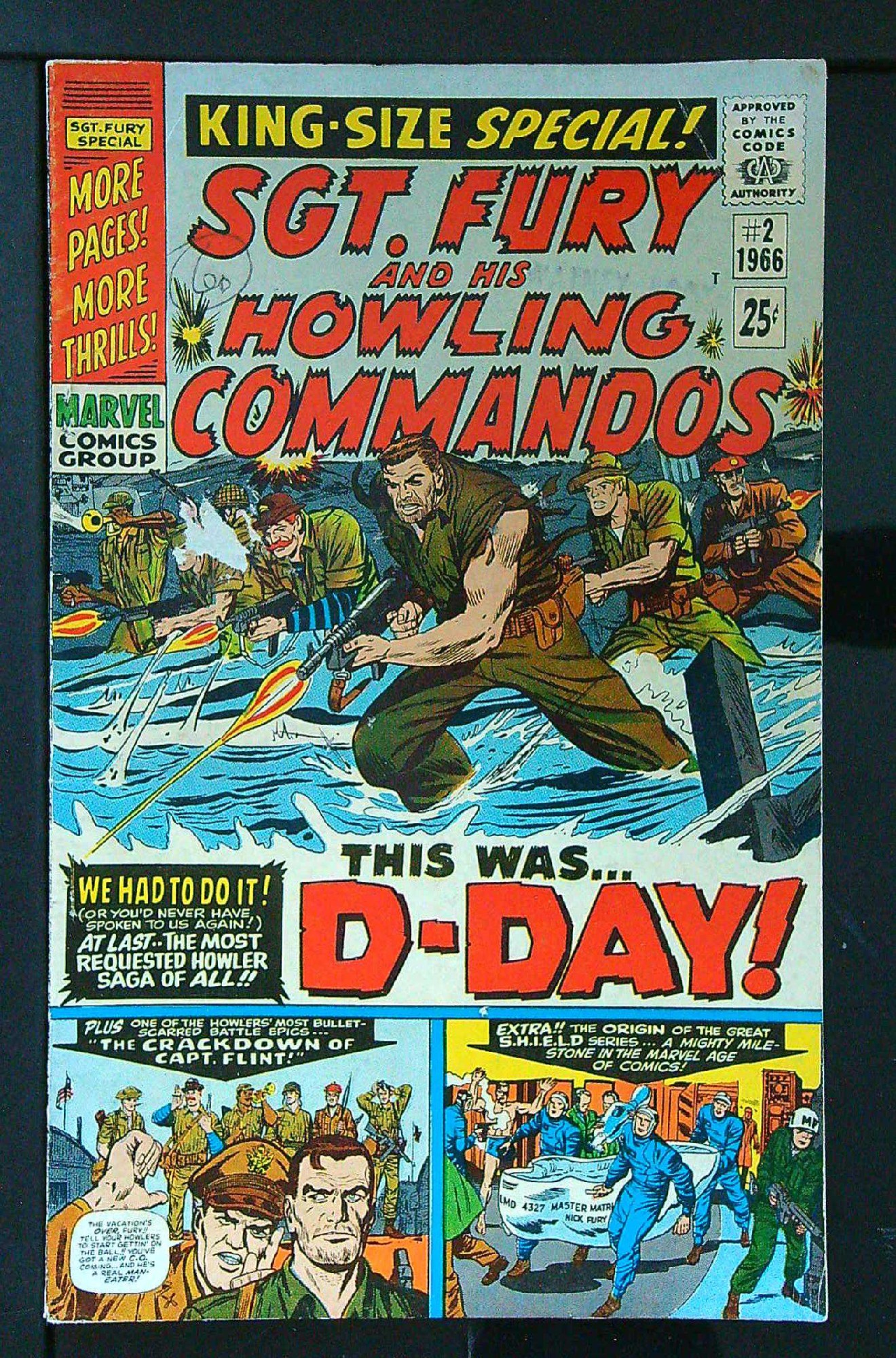 Cover of Sgt. Fury & His Howling Commandos Annual #2. One of 250,000 Vintage American Comics on sale from Krypton!