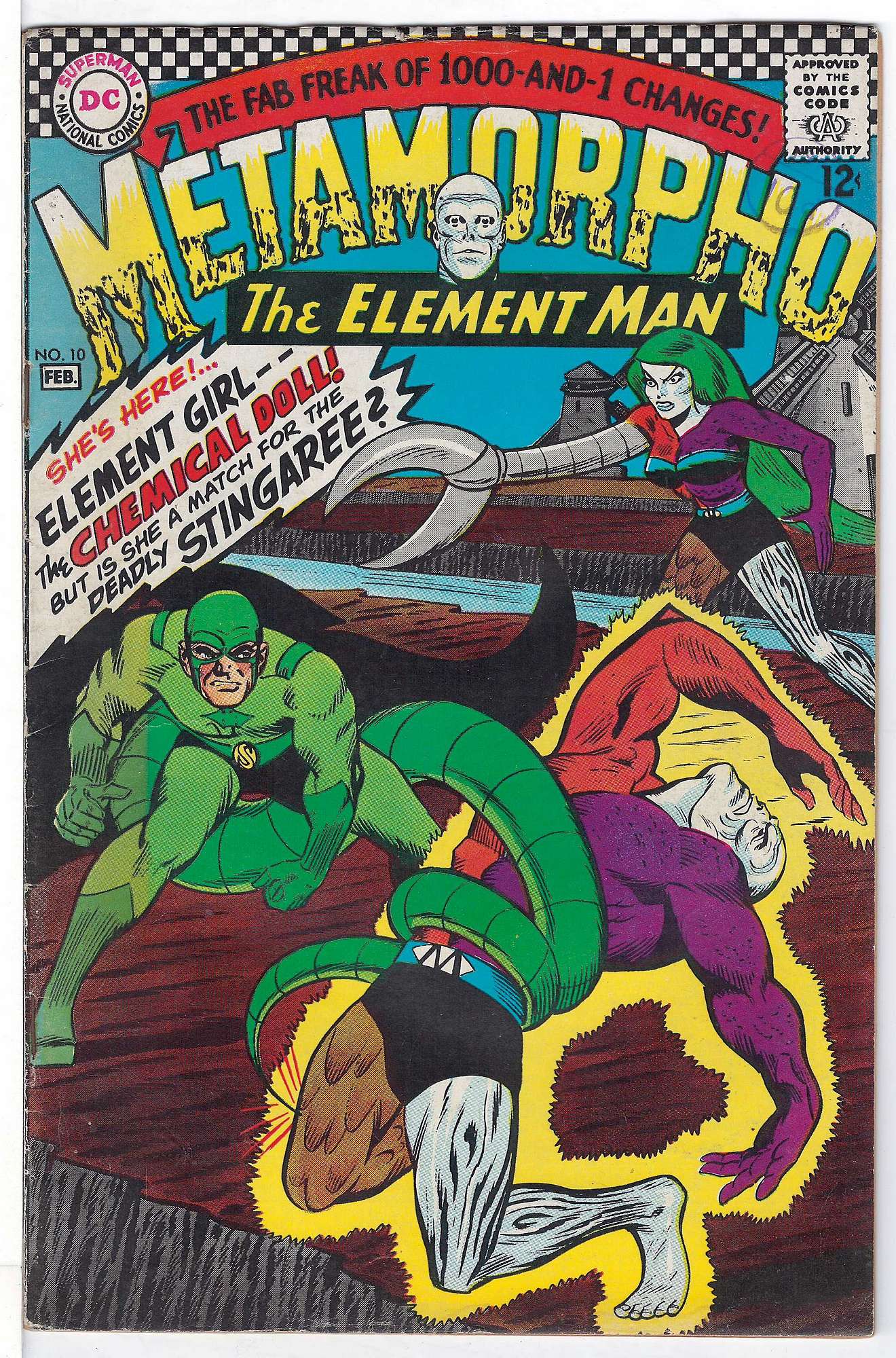 Cover of Metamorpho (Vol 1) #10. One of 250,000 Vintage American Comics on sale from Krypton!