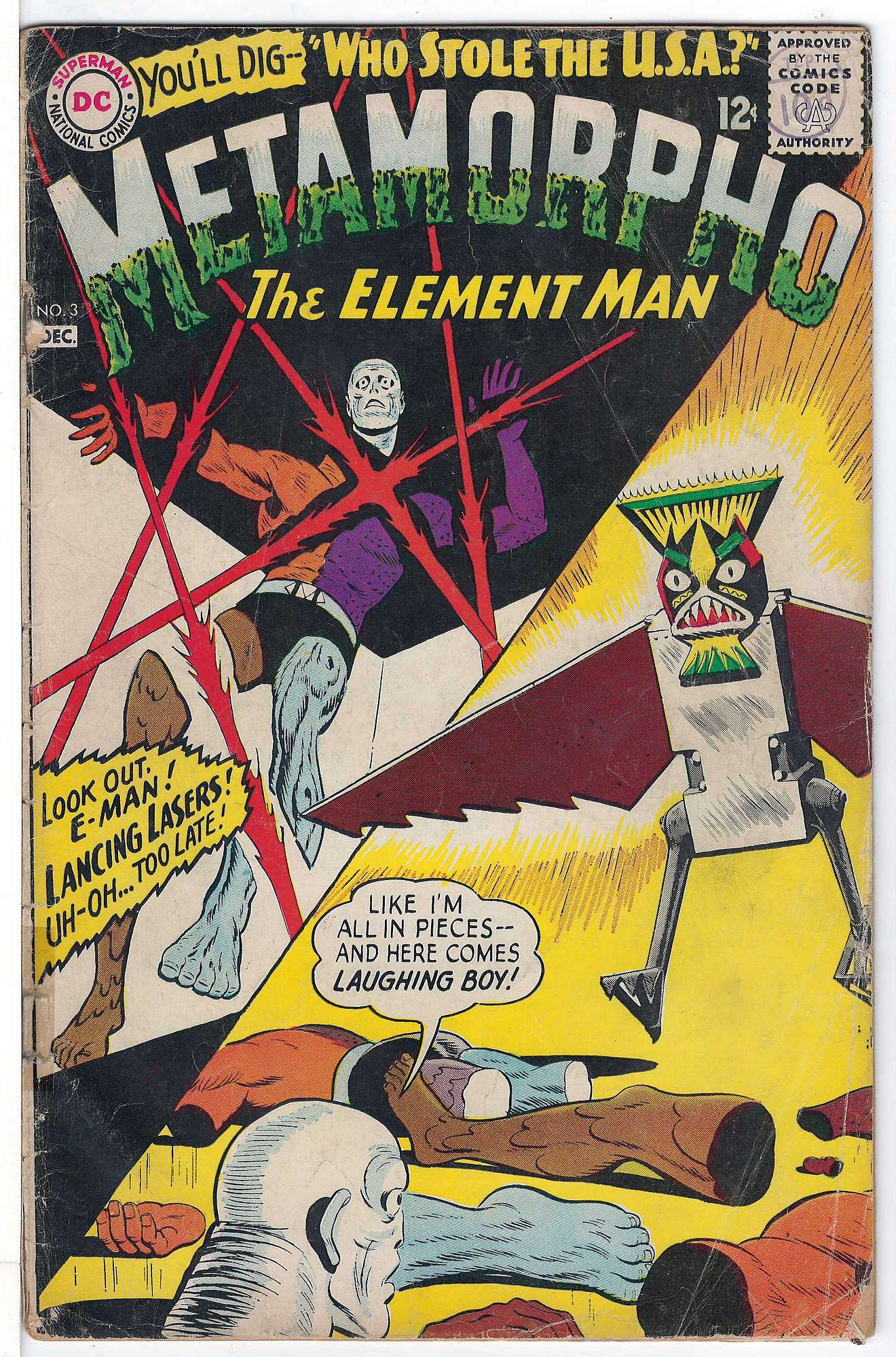 Cover of Metamorpho (Vol 1) #3. One of 250,000 Vintage American Comics on sale from Krypton!