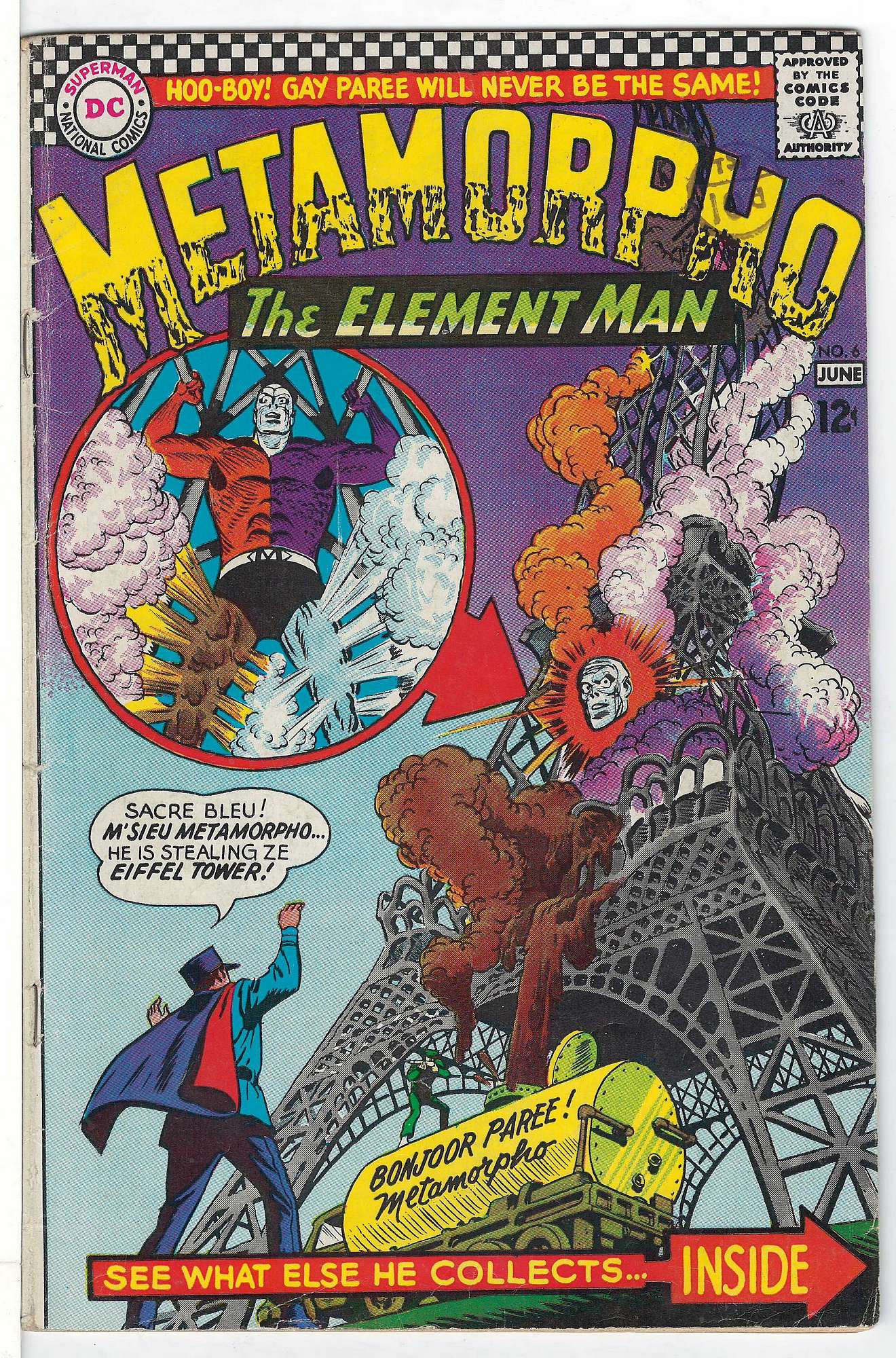 Cover of Metamorpho (Vol 1) #6. One of 250,000 Vintage American Comics on sale from Krypton!