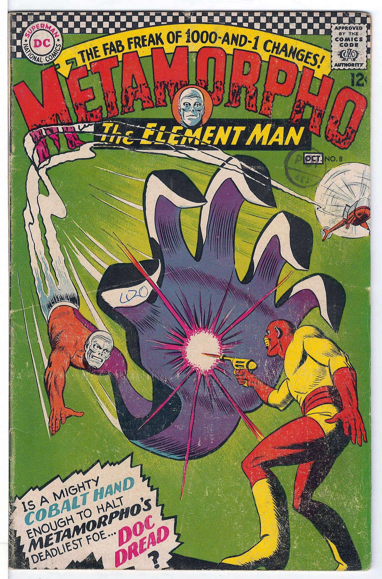 Cover of Metamorpho (Vol 1) #8. One of 250,000 Vintage American Comics on sale from Krypton!