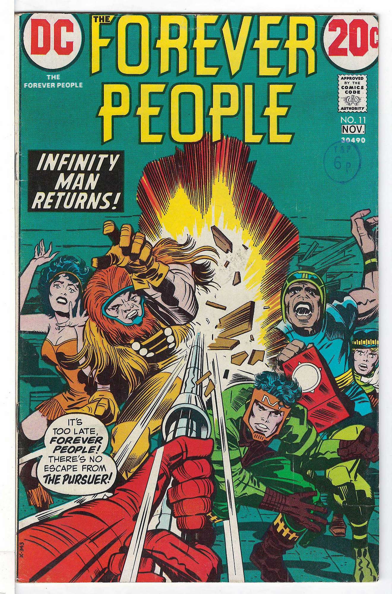 Cover of Forever People (Vol 1) The #11. One of 250,000 Vintage American Comics on sale from Krypton!