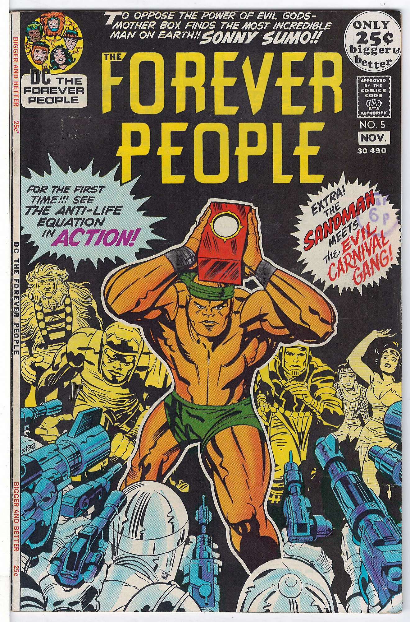 Cover of Forever People (Vol 1) The #5. One of 250,000 Vintage American Comics on sale from Krypton!