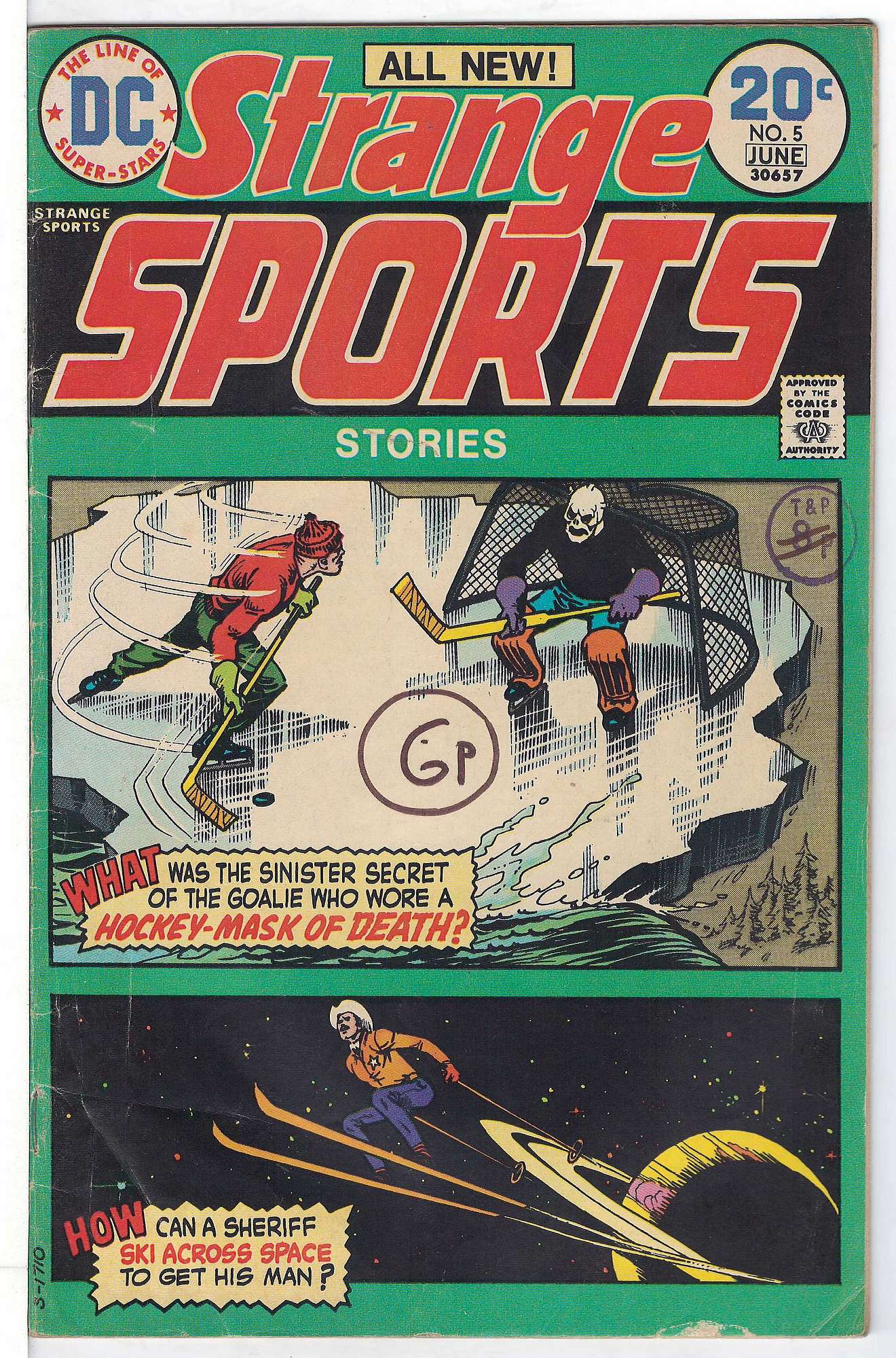 Cover of Strange Sports Stories (Vol 1) #5. One of 250,000 Vintage American Comics on sale from Krypton!