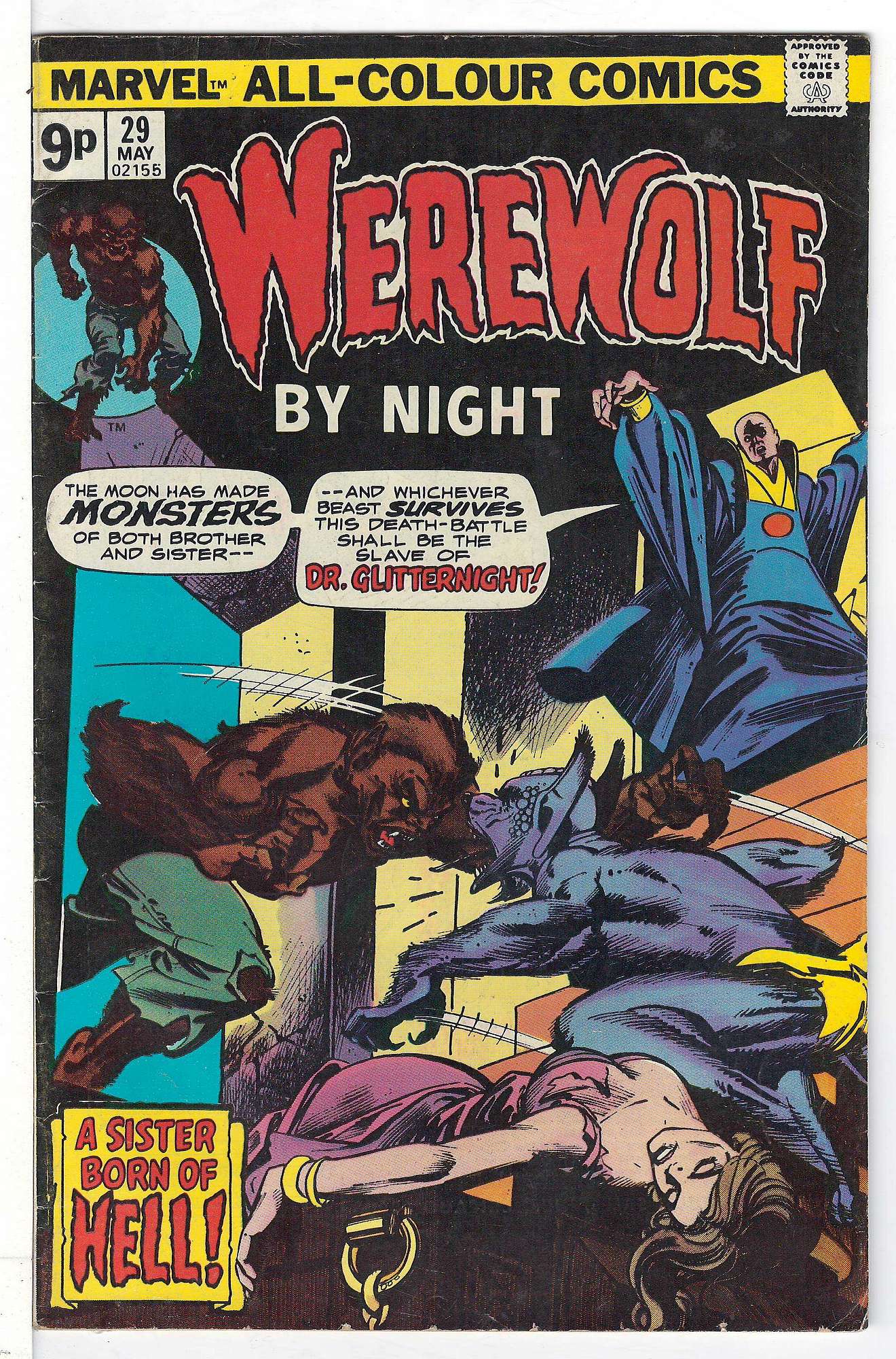 Cover of Werewolf by Night (Vol 1) #29. One of 250,000 Vintage American Comics on sale from Krypton!