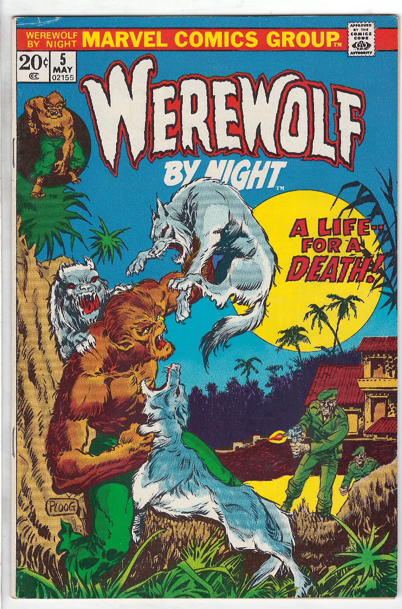 Cover of Werewolf by Night (Vol 1) #5. One of 250,000 Vintage American Comics on sale from Krypton!