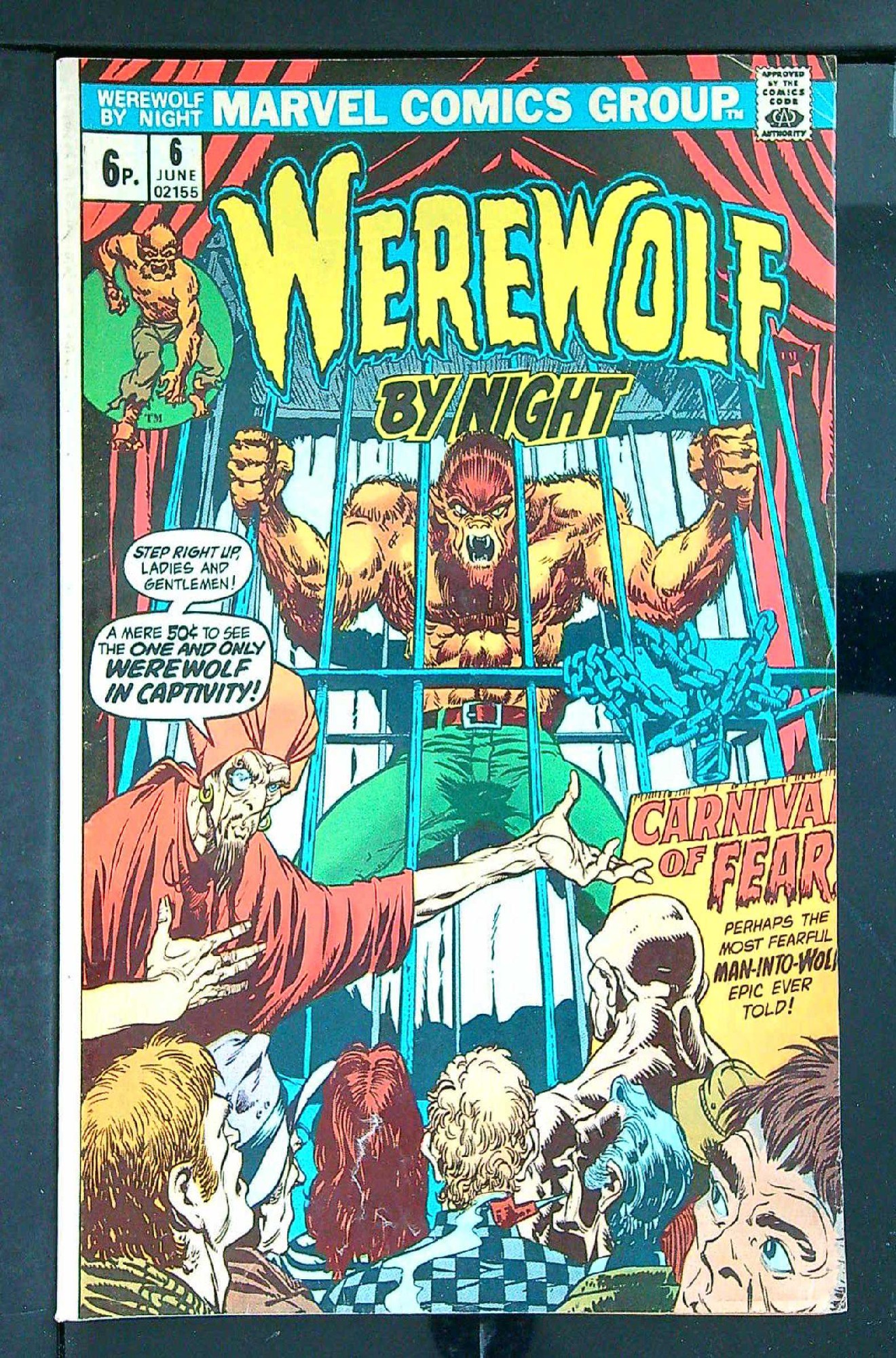Cover of Werewolf by Night (Vol 1) #6. One of 250,000 Vintage American Comics on sale from Krypton!