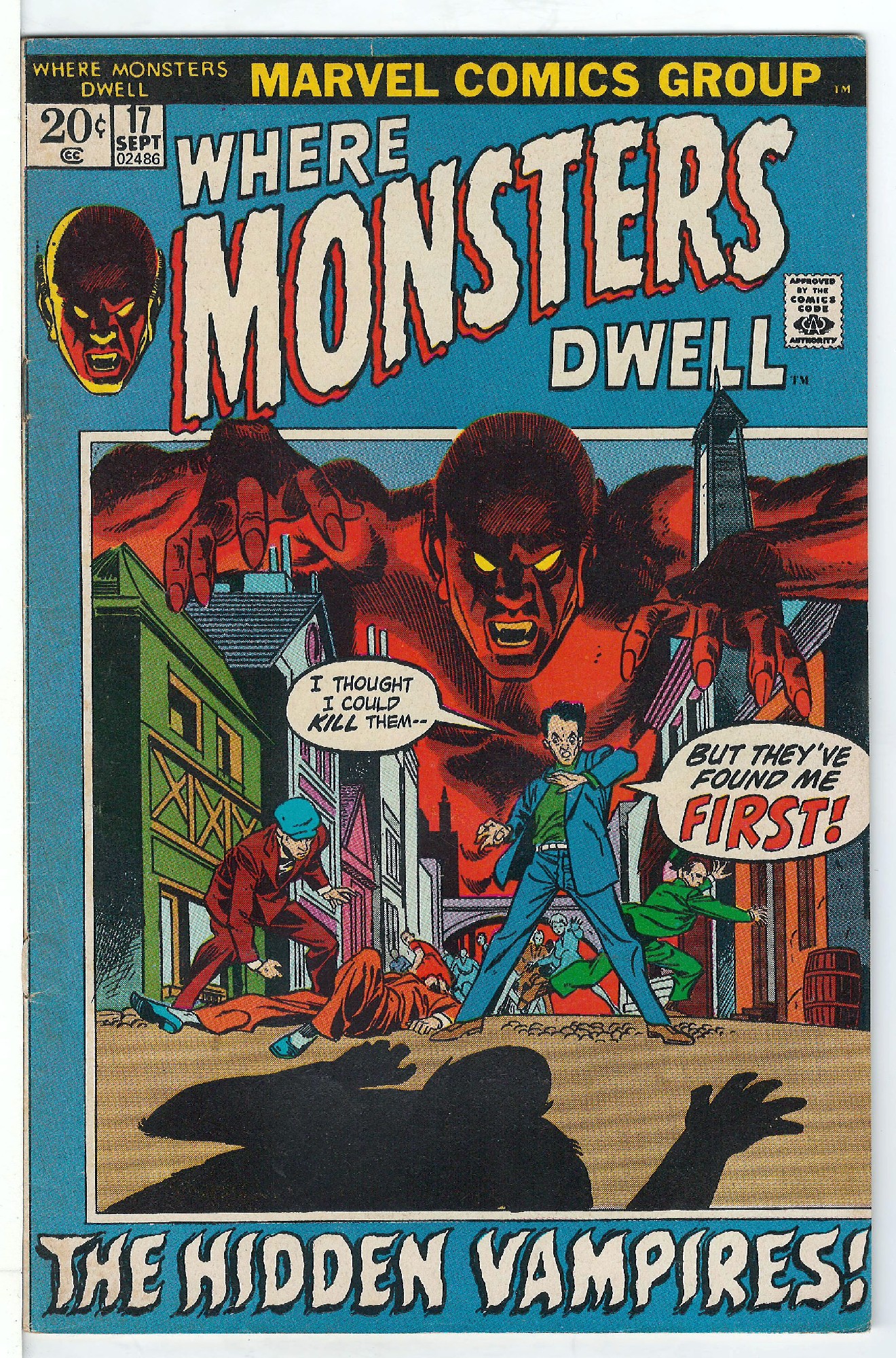 Cover of Where Monsters Dwell (Vol 1) #17. One of 250,000 Vintage American Comics on sale from Krypton!