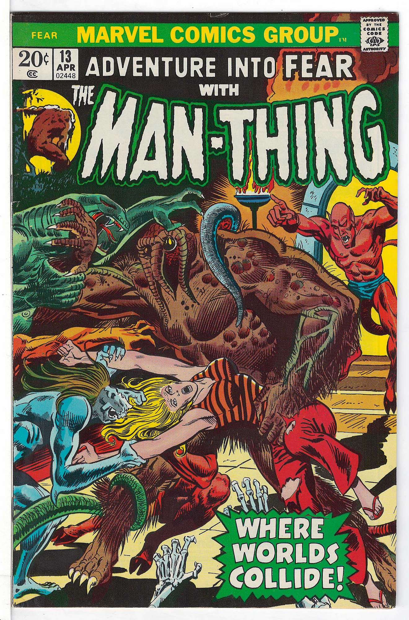 ACTUAL SCAN OF COMIC!<br> Cover of Adventure into Fear (Vol 1) #13. One of 250,000 Vintage American Comics on sale from Krypton!