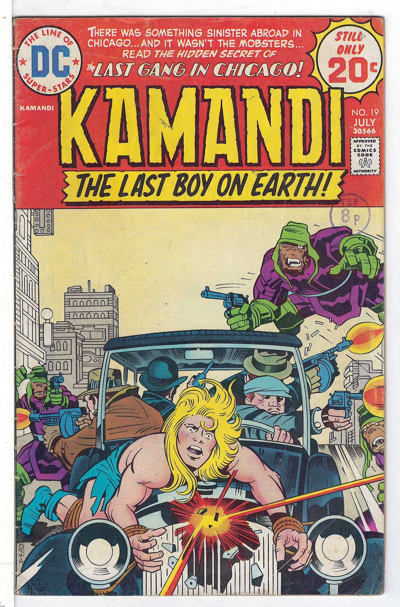 Cover of Kamandi (Vol 1) The Last Boy on Earth #19. One of 250,000 Vintage American Comics on sale from Krypton!