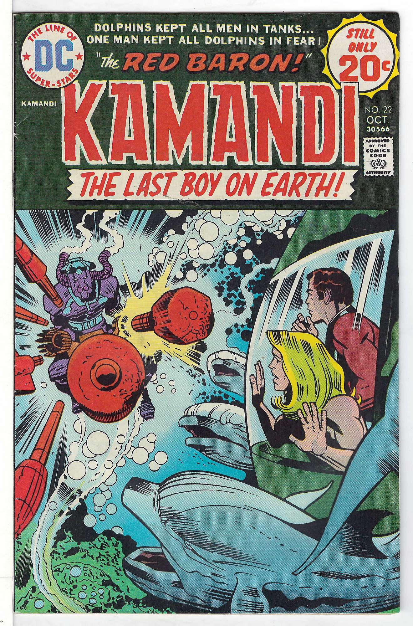 Cover of Kamandi (Vol 1) The Last Boy on Earth #22. One of 250,000 Vintage American Comics on sale from Krypton!