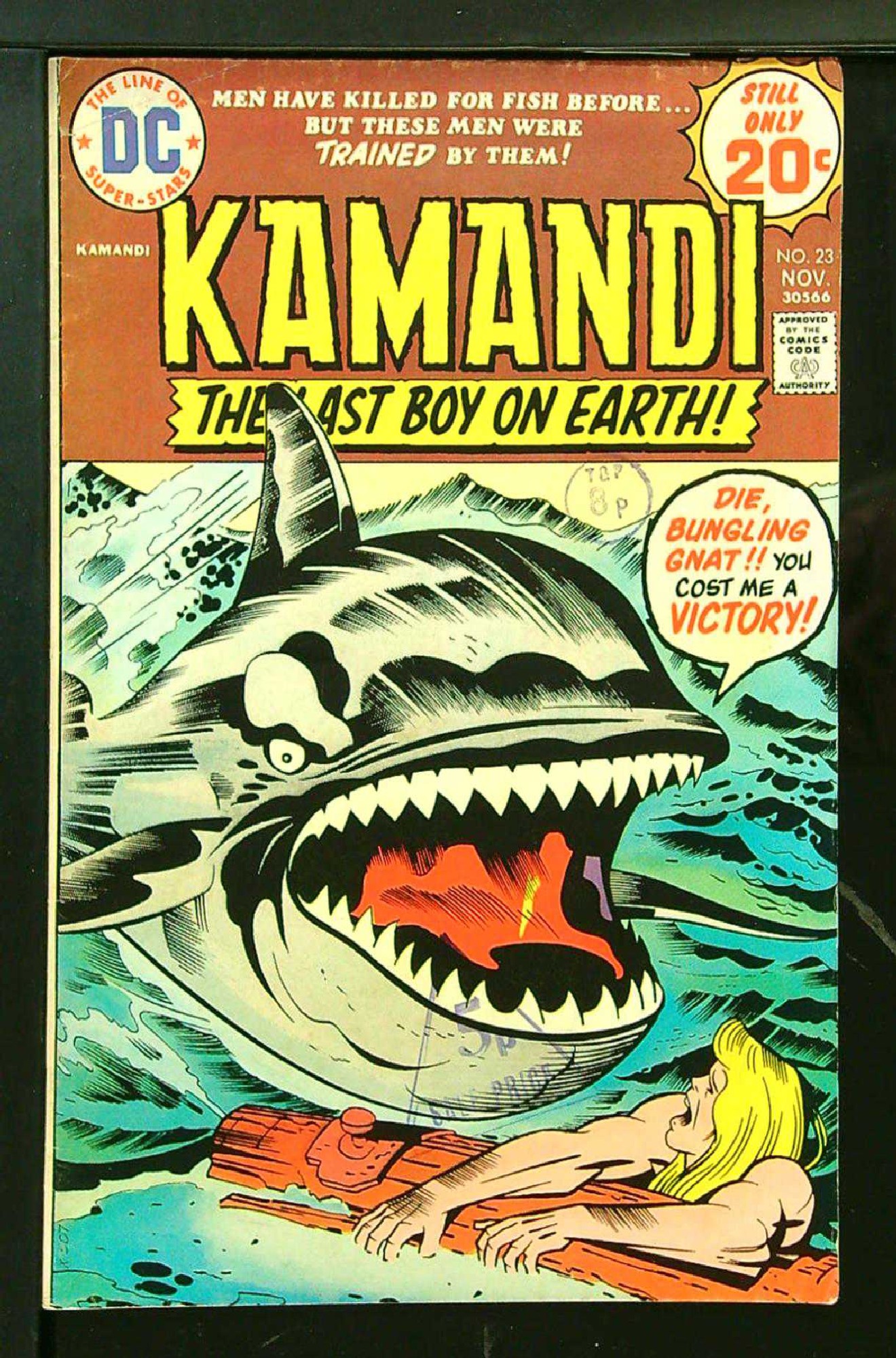 Cover of Kamandi (Vol 1) The Last Boy on Earth #23. One of 250,000 Vintage American Comics on sale from Krypton!