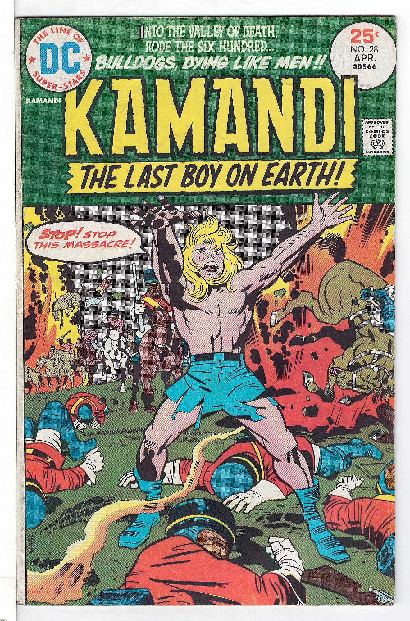 Cover of Kamandi (Vol 1) The Last Boy on Earth #28. One of 250,000 Vintage American Comics on sale from Krypton!