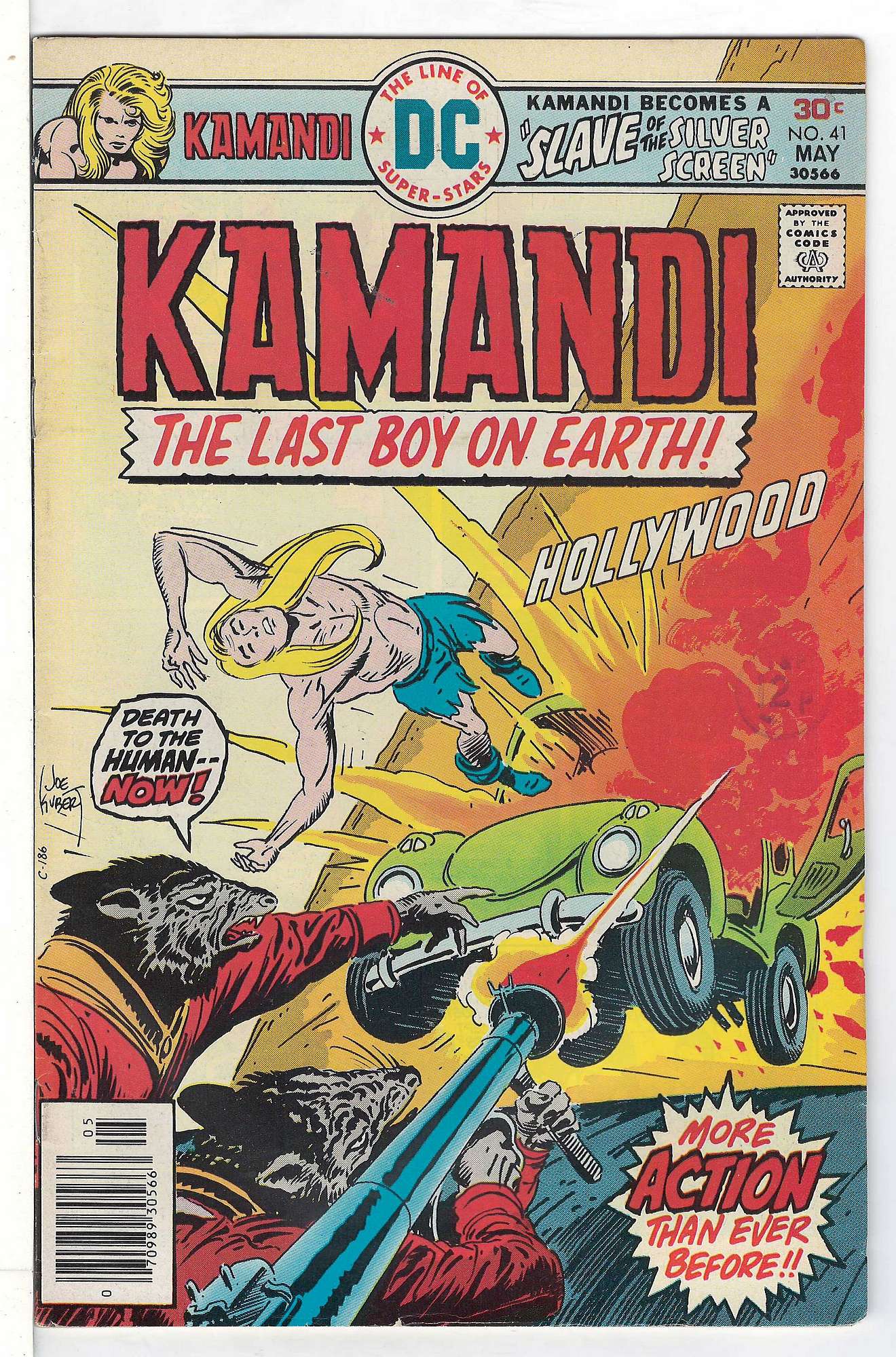 Cover of Kamandi (Vol 1) The Last Boy on Earth #41. One of 250,000 Vintage American Comics on sale from Krypton!