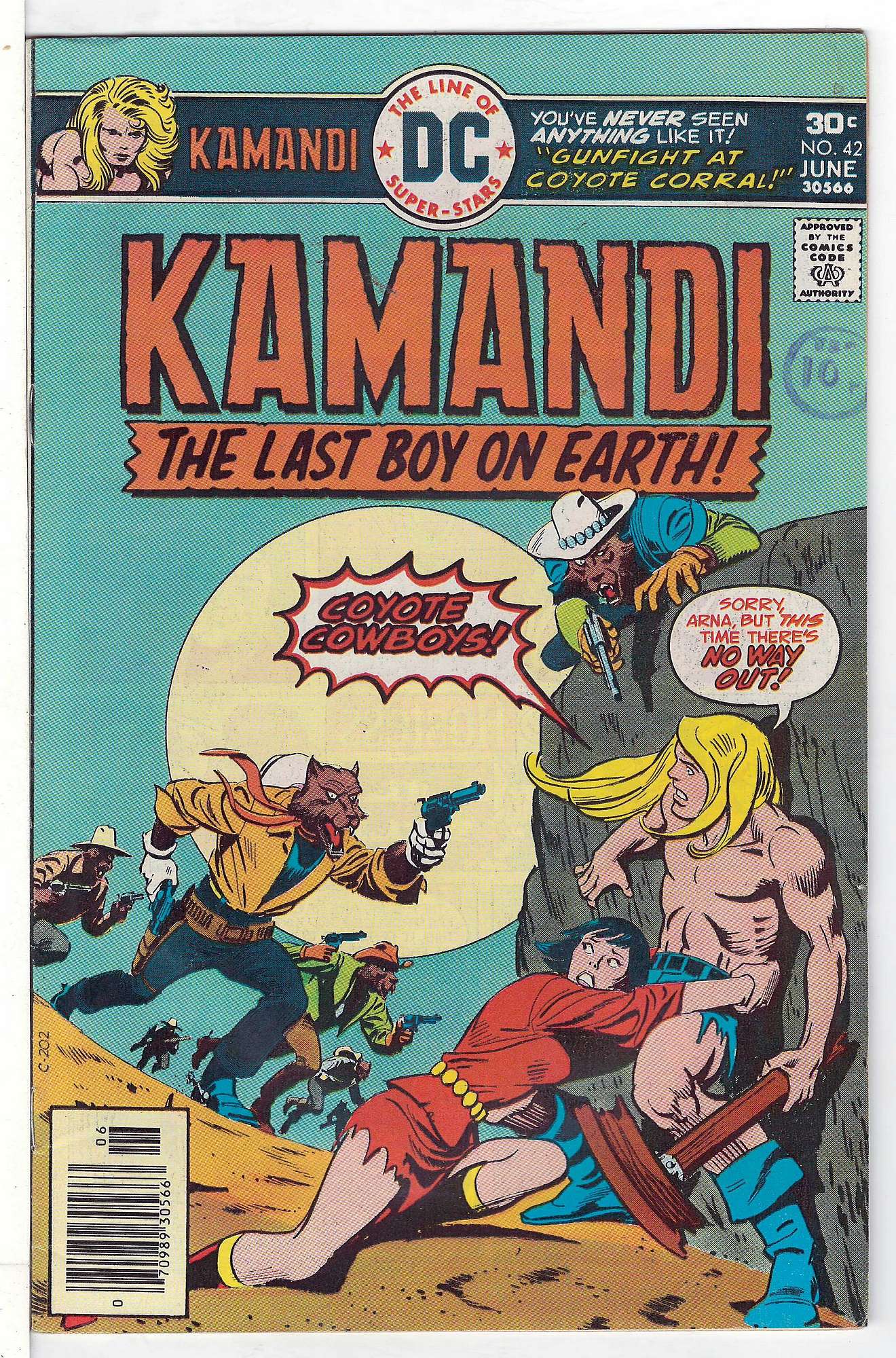 Cover of Kamandi (Vol 1) The Last Boy on Earth #42. One of 250,000 Vintage American Comics on sale from Krypton!