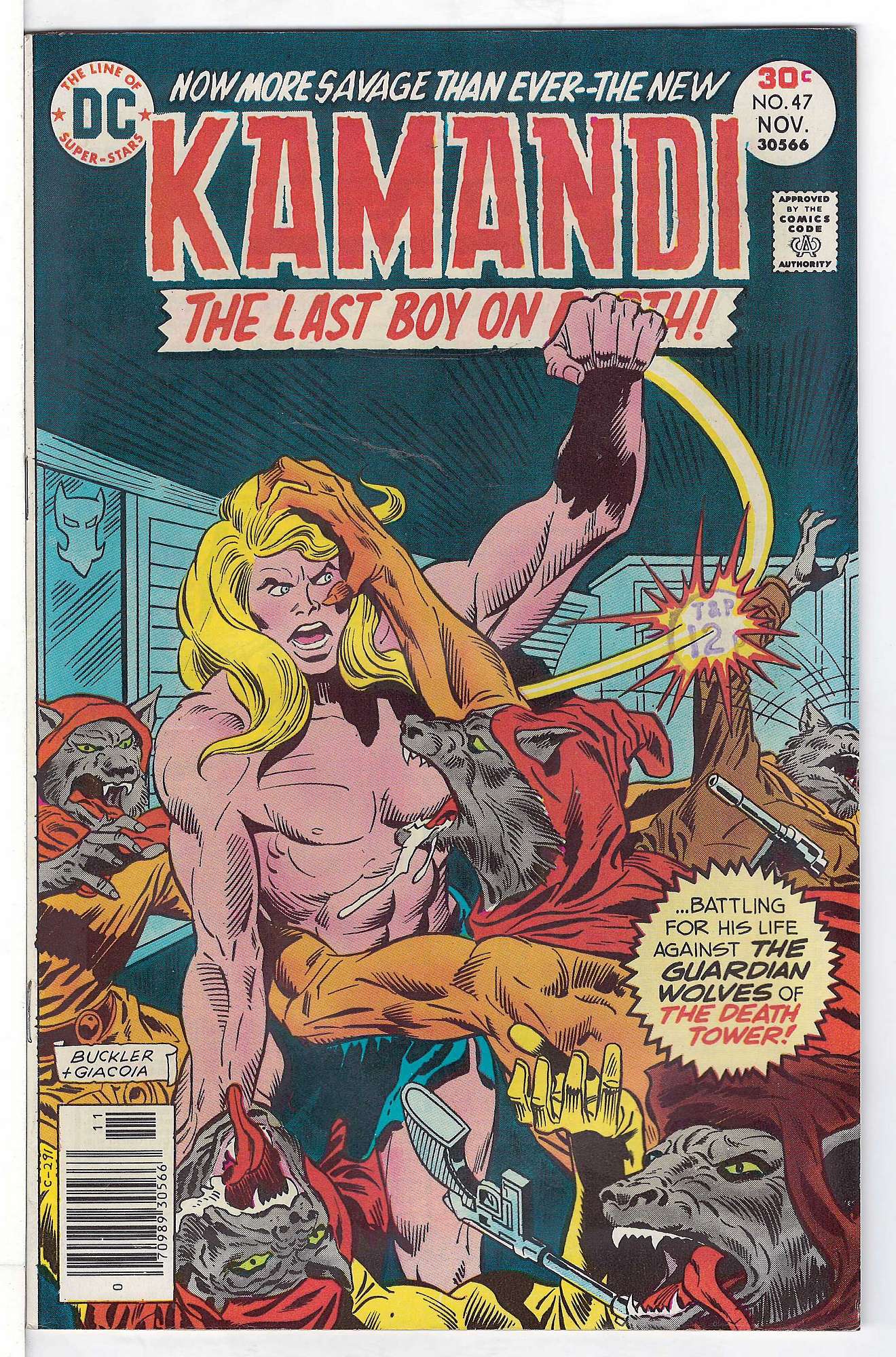 Cover of Kamandi (Vol 1) The Last Boy on Earth #47. One of 250,000 Vintage American Comics on sale from Krypton!