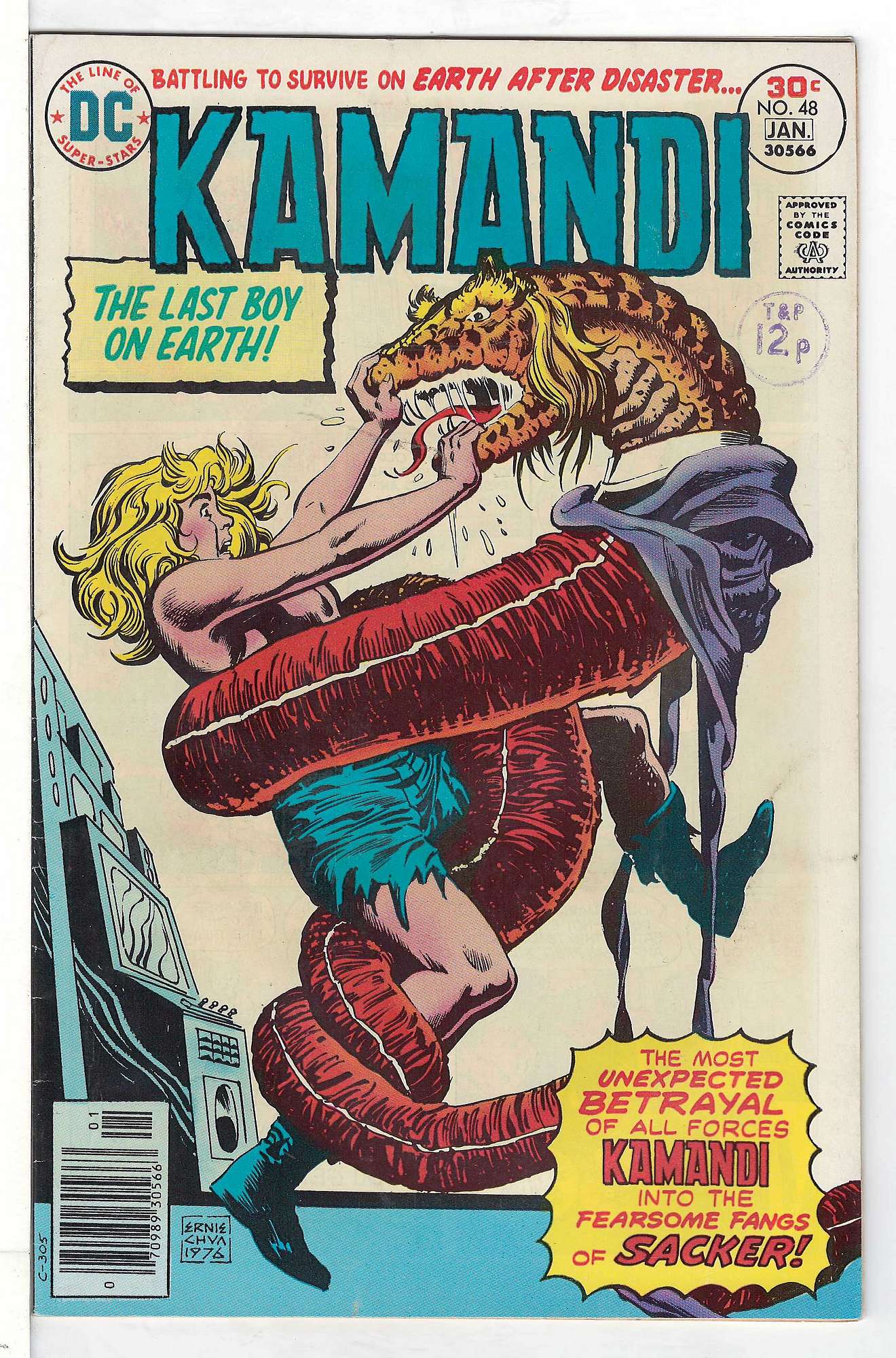 Cover of Kamandi (Vol 1) The Last Boy on Earth #48. One of 250,000 Vintage American Comics on sale from Krypton!