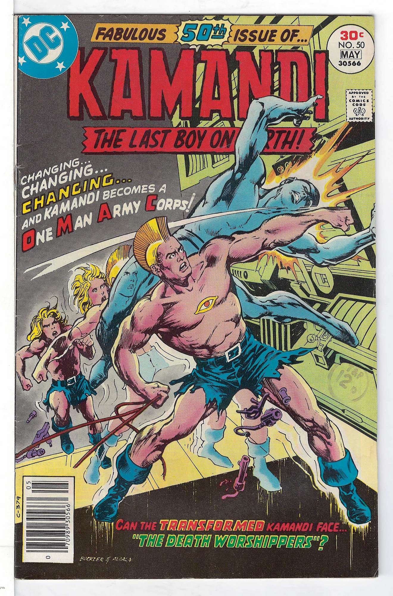 Cover of Kamandi (Vol 1) The Last Boy on Earth #50. One of 250,000 Vintage American Comics on sale from Krypton!