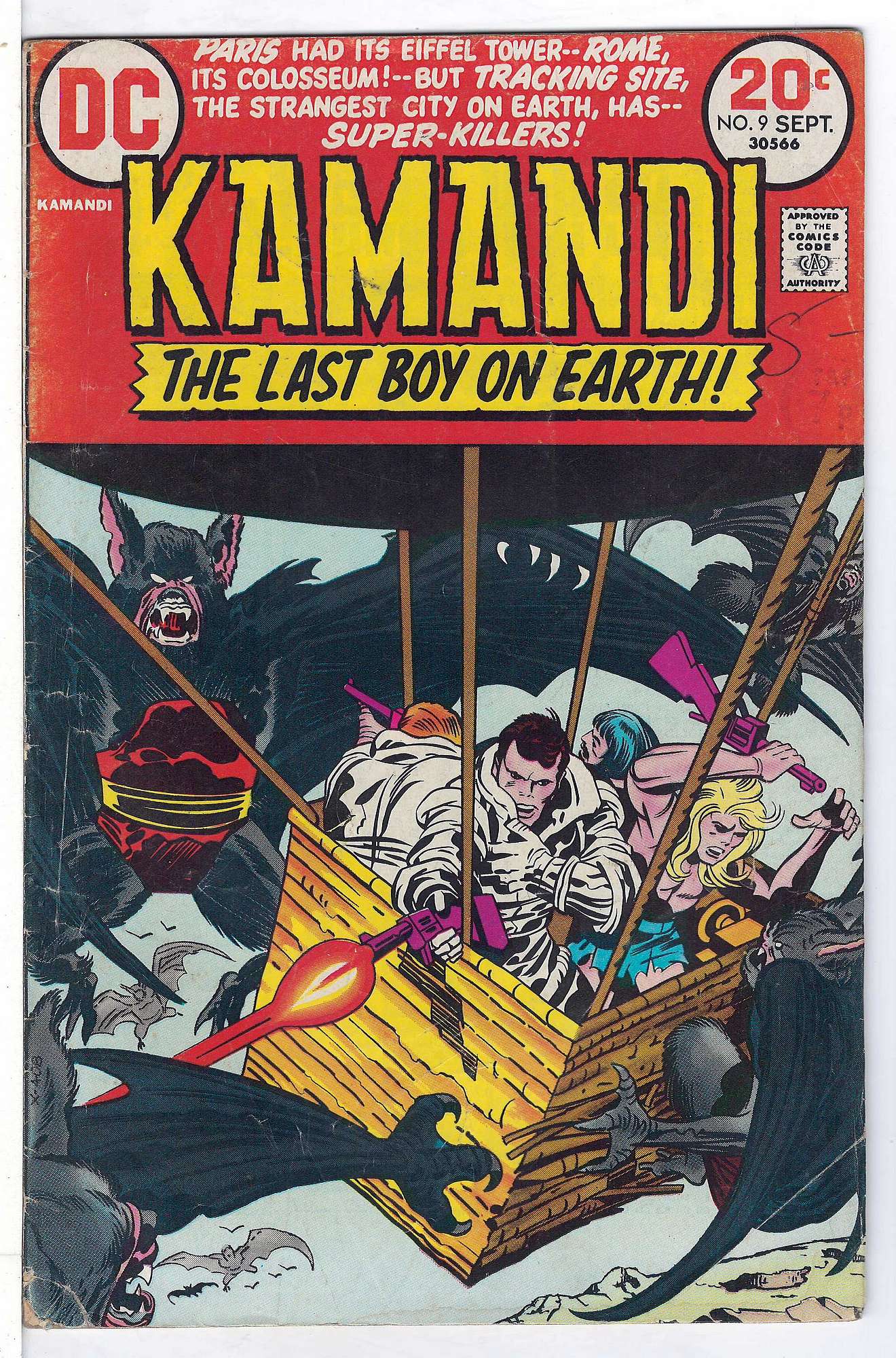 Cover of Kamandi (Vol 1) The Last Boy on Earth #9. One of 250,000 Vintage American Comics on sale from Krypton!