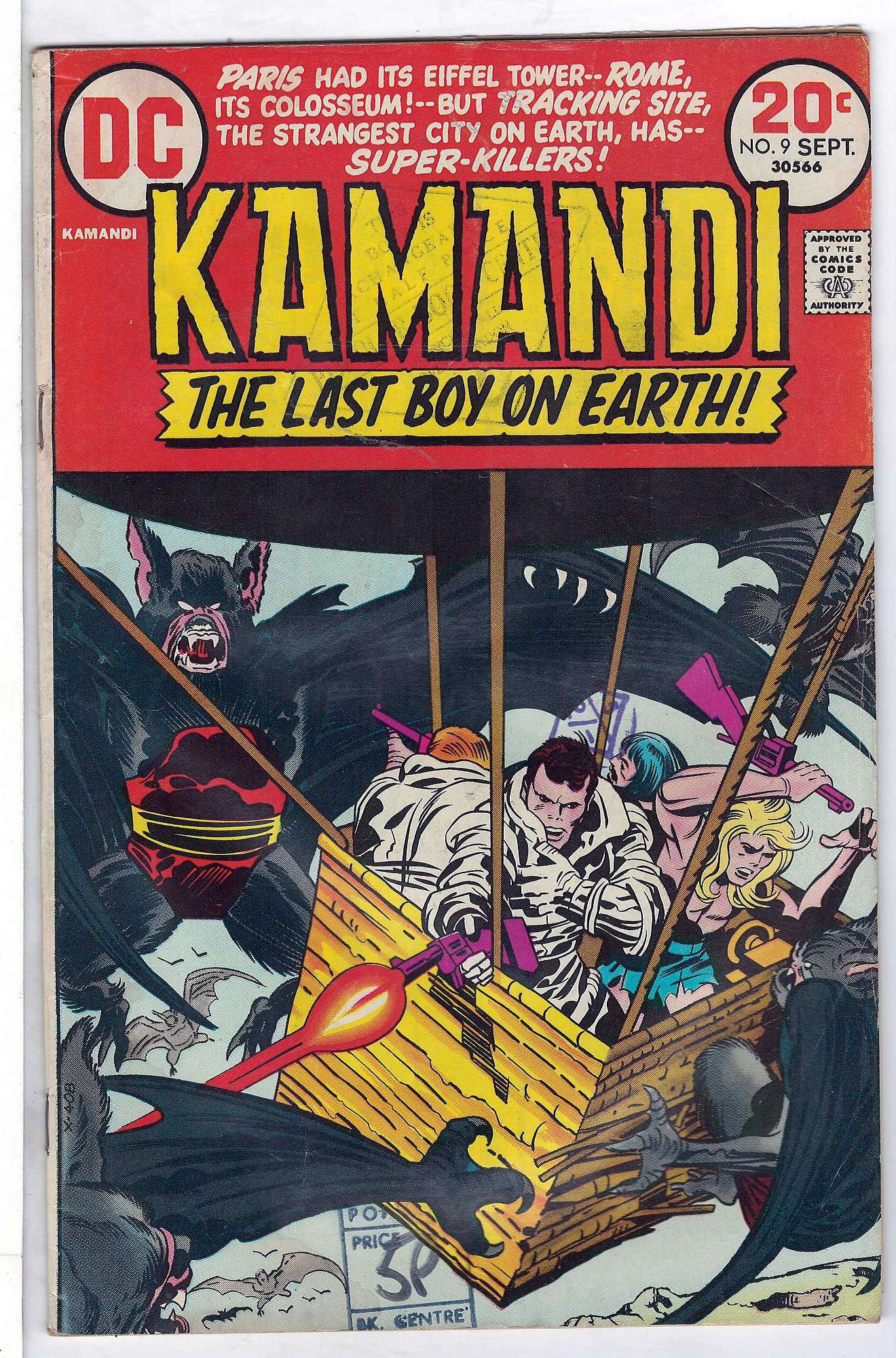 Cover of Kamandi (Vol 1) The Last Boy on Earth #9. One of 250,000 Vintage American Comics on sale from Krypton!