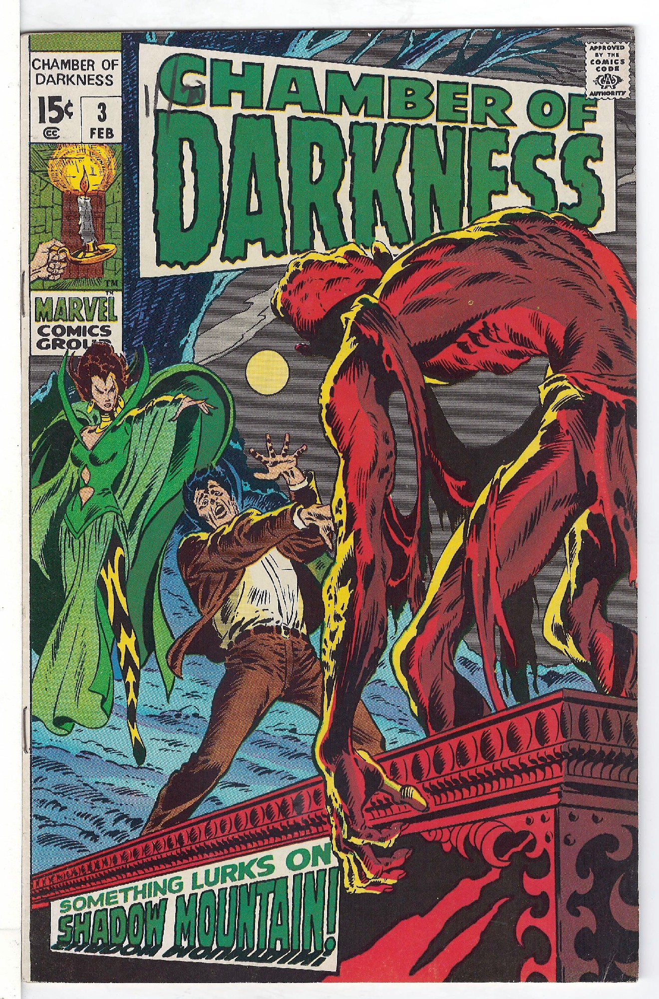 ACTUAL SCAN OF COMIC!<br>Small writing on cover - See Scan1 Cover of Chamber of Darkness (Vol 1) #3. One of 250,000 Vintage American Comics on sale from Krypton!