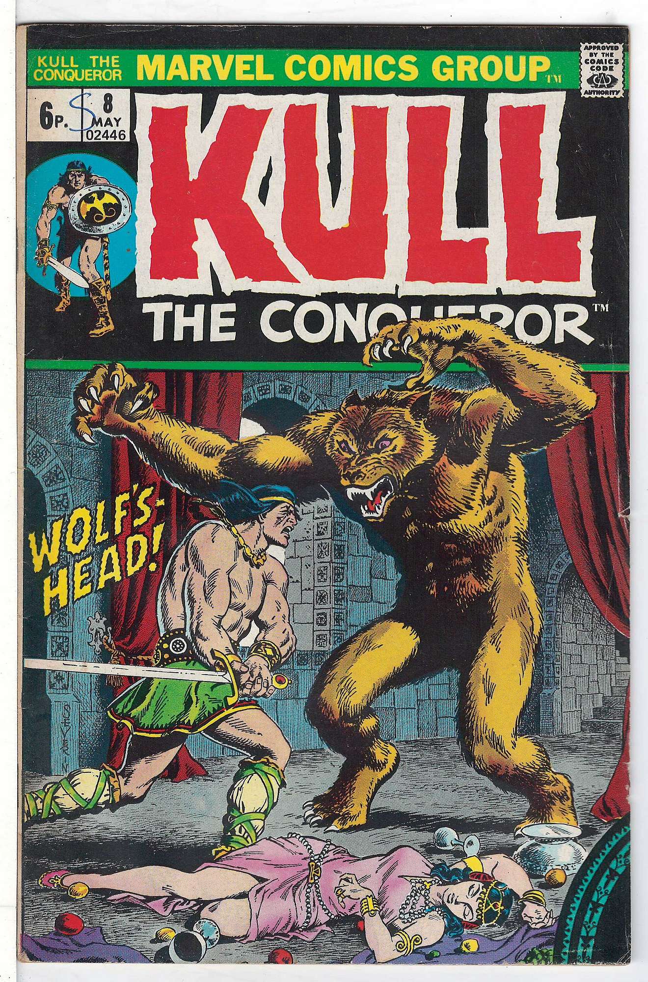 Cover of Kull the Conqueror (Vol 1) #8. One of 250,000 Vintage American Comics on sale from Krypton!