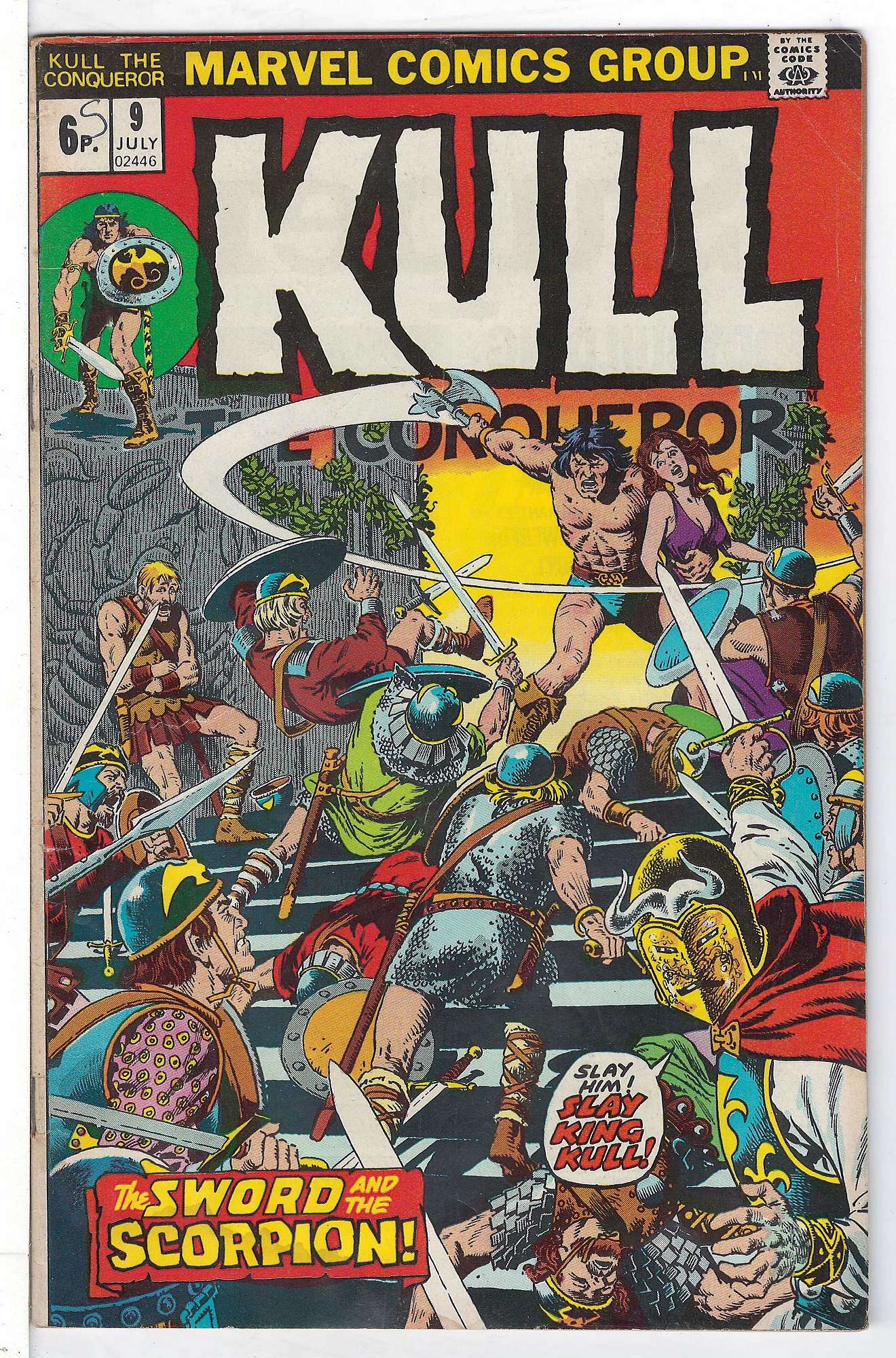 Cover of Kull the Conqueror (Vol 1) #9. One of 250,000 Vintage American Comics on sale from Krypton!