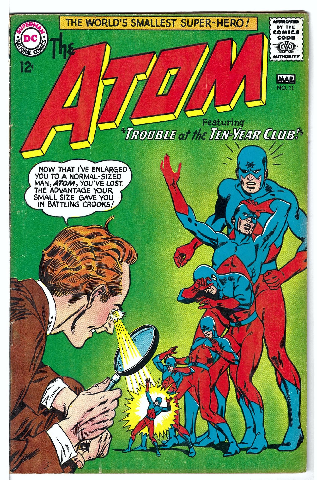Cover of Atom (Vol 1) The #11. One of 250,000 Vintage American Comics on sale from Krypton!