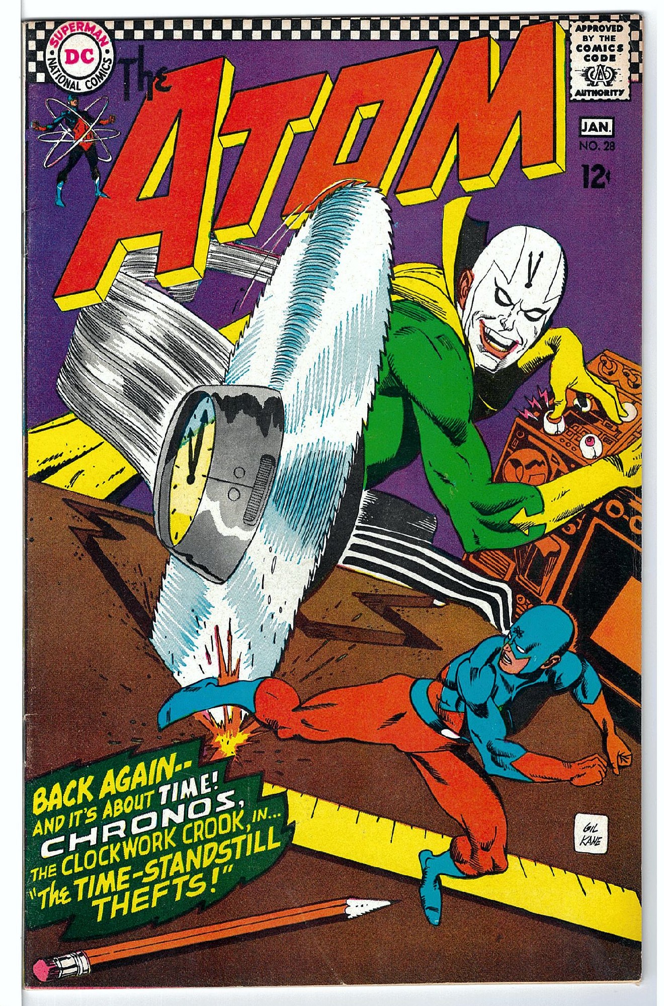 Cover of Atom (Vol 1) The #28. One of 250,000 Vintage American Comics on sale from Krypton!