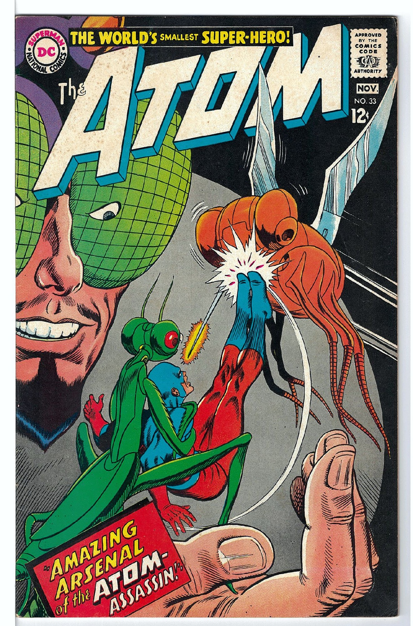 Cover of Atom (Vol 1) The #33. One of 250,000 Vintage American Comics on sale from Krypton!