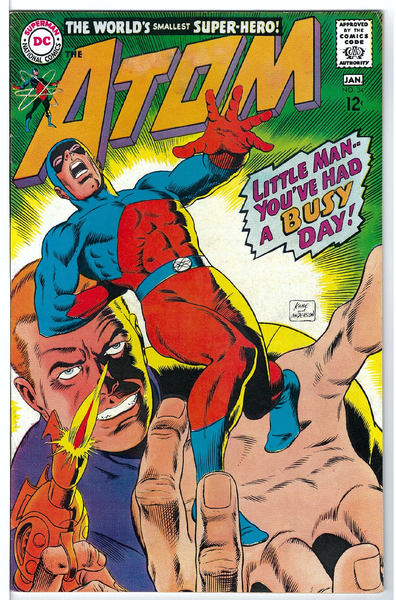 Cover of Atom (Vol 1) The #34. One of 250,000 Vintage American Comics on sale from Krypton!