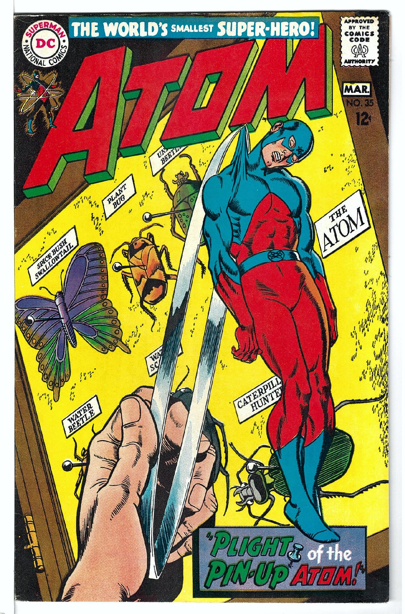 Cover of Atom (Vol 1) The #35. One of 250,000 Vintage American Comics on sale from Krypton!